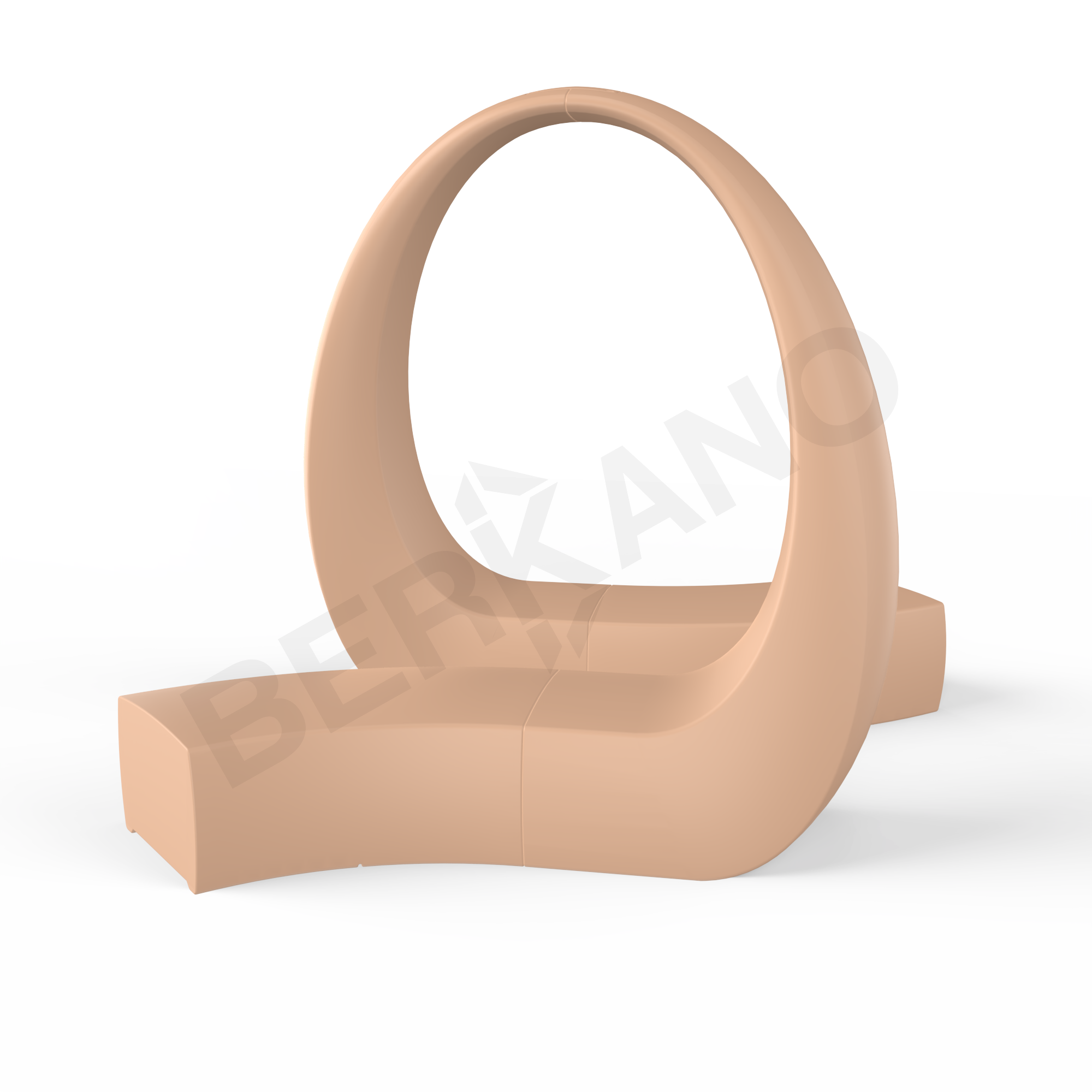 Скамья Track Loop Terracotta - фото 2