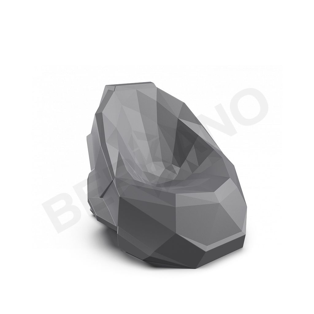 Кресло Skull графитового цвета - фото 2