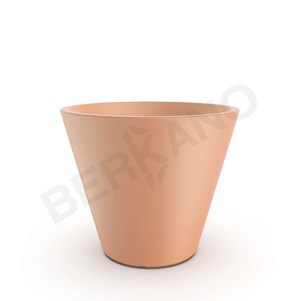 Кашпо Bliss 65 терракотового цвета - фото 1