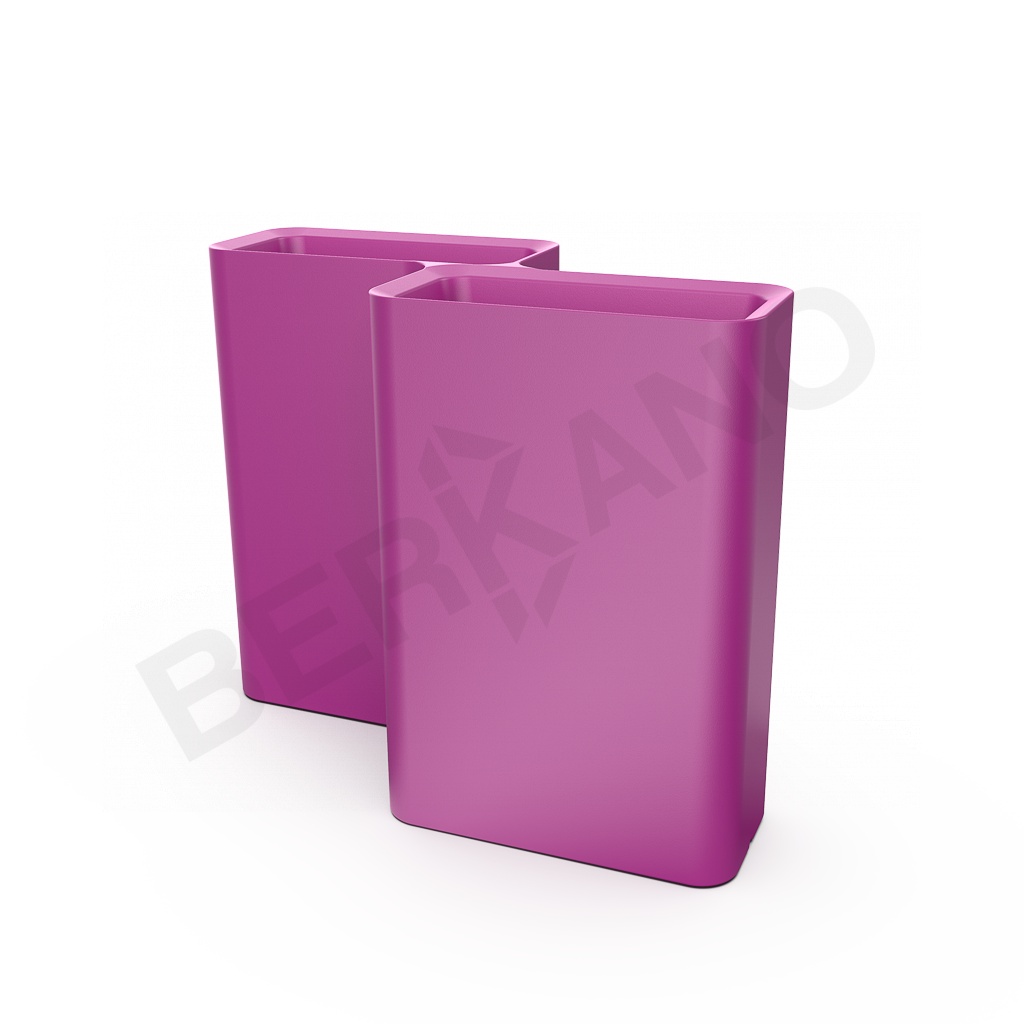Кашпо Vittorio 80 D фиолетового цвета - фото 1