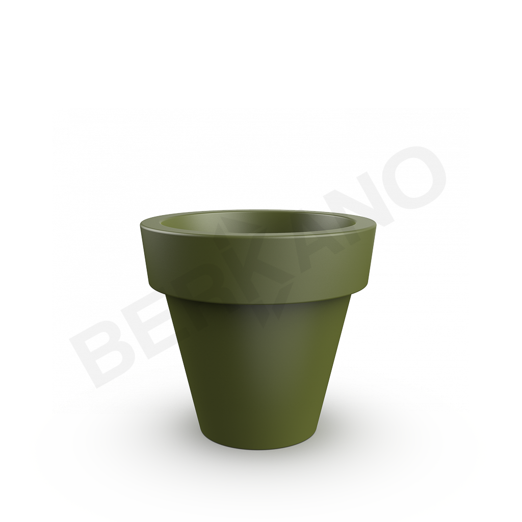 Кашпо classic 90 DB темно-зеленого цвета - фото 1