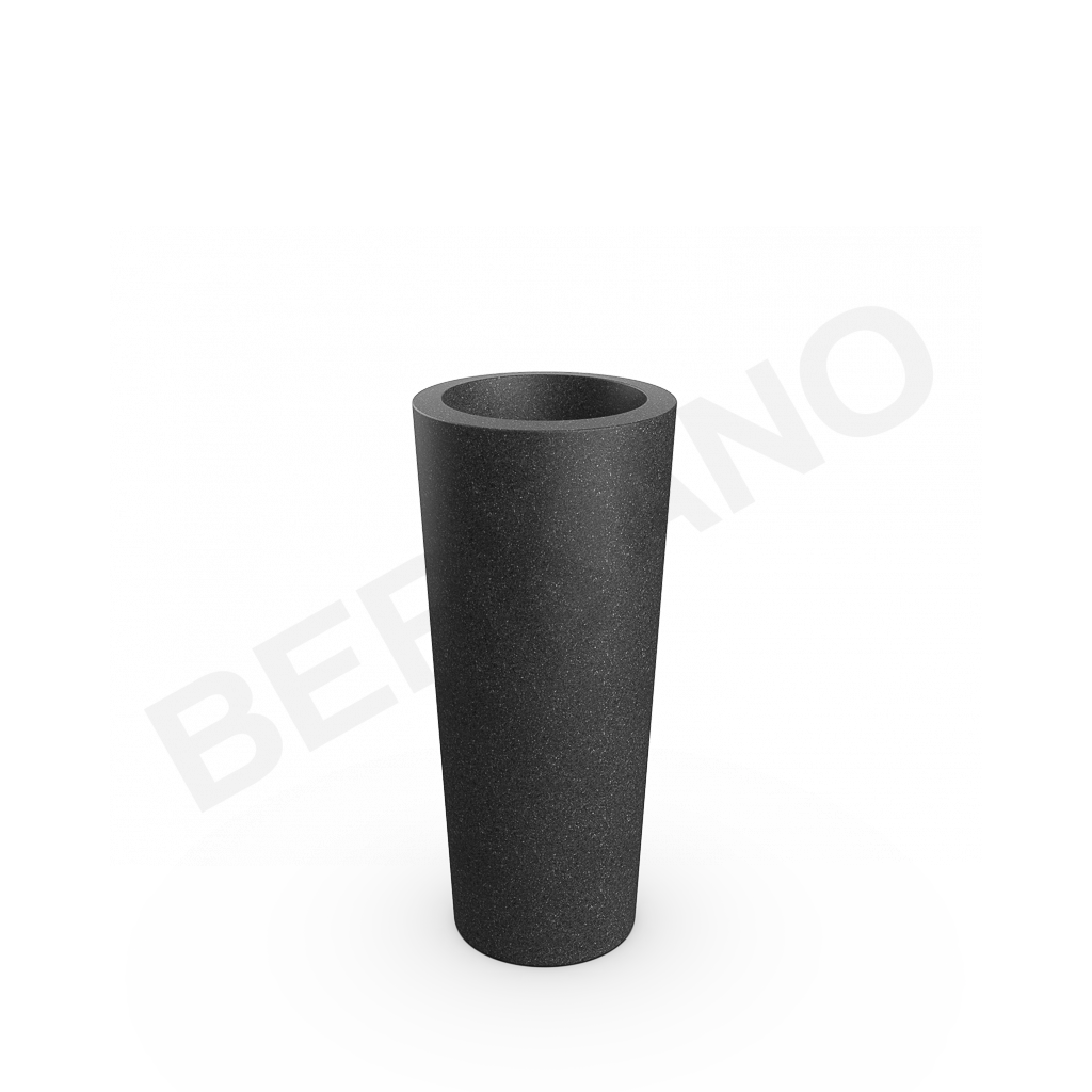 Кашпо Keila 90 DB цвета черный гранит - фото 1