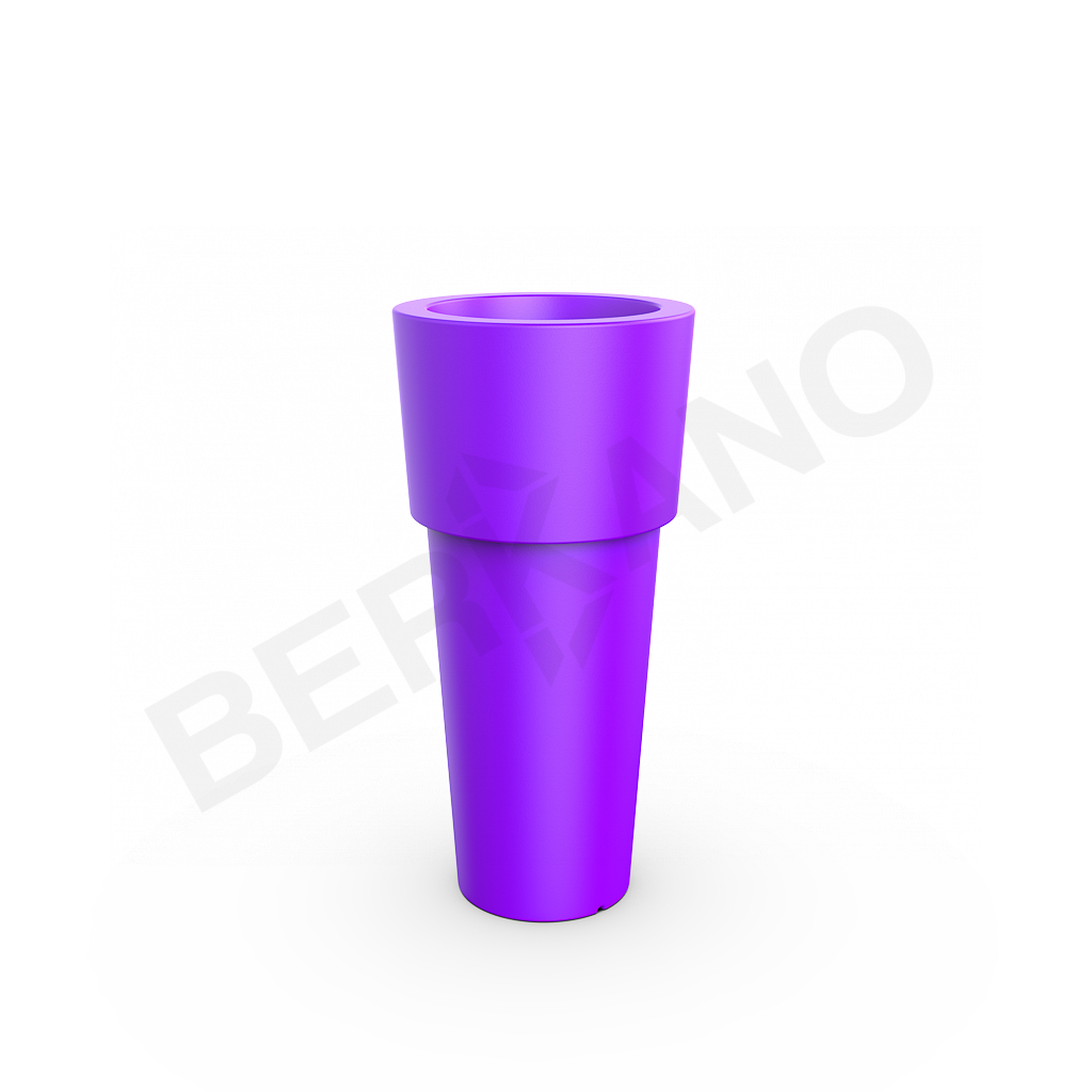 Кашпо Ray 100 сиреневого цвета - фото 1