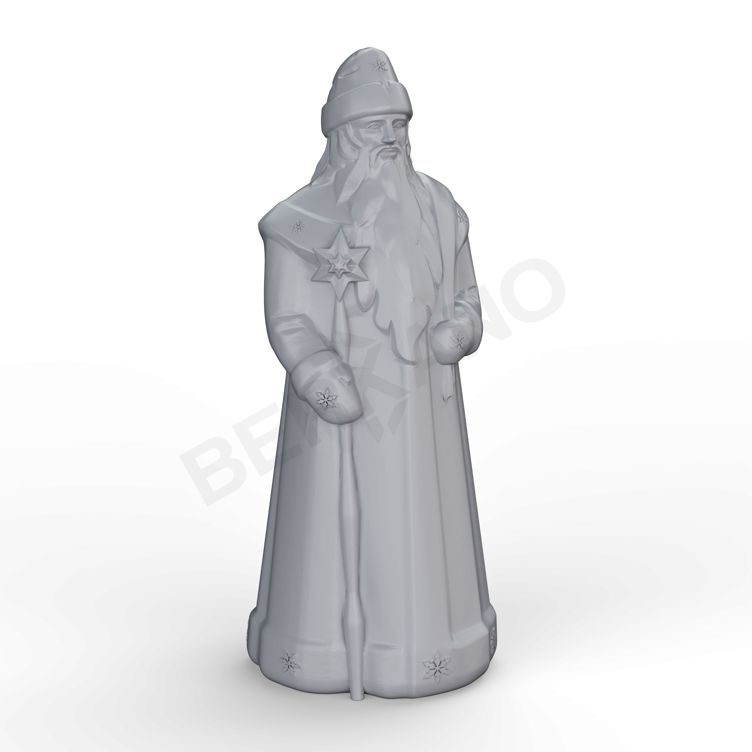 Светильник Дед Мороз графитового цвета - фото 1