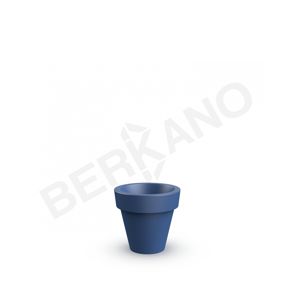 Кашпо classic 45 DB синего цвета - фото 1
