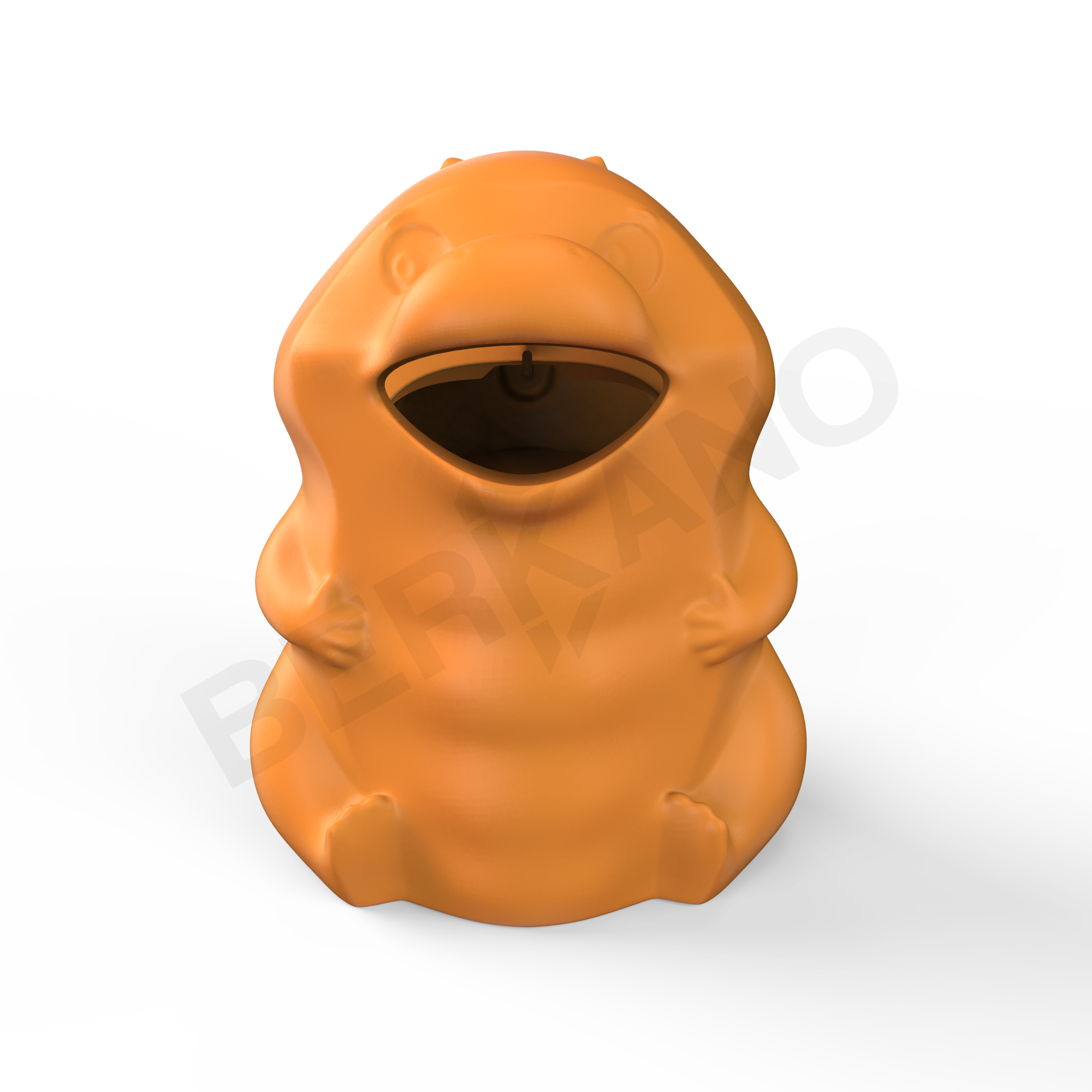 Урна детская BERKANO Croc оранжевого цвета - фото 1