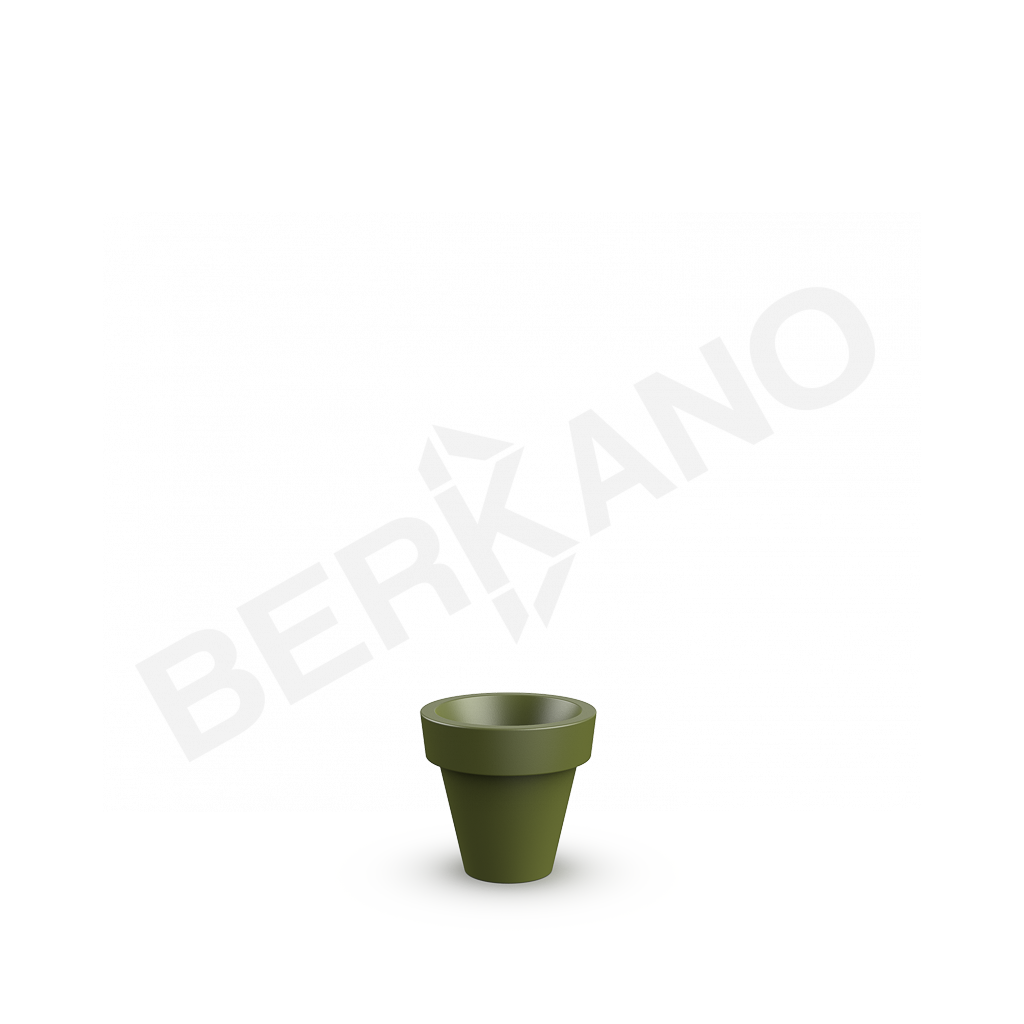 Кашпо classic 35 темно-зеленого цвета - фото 1