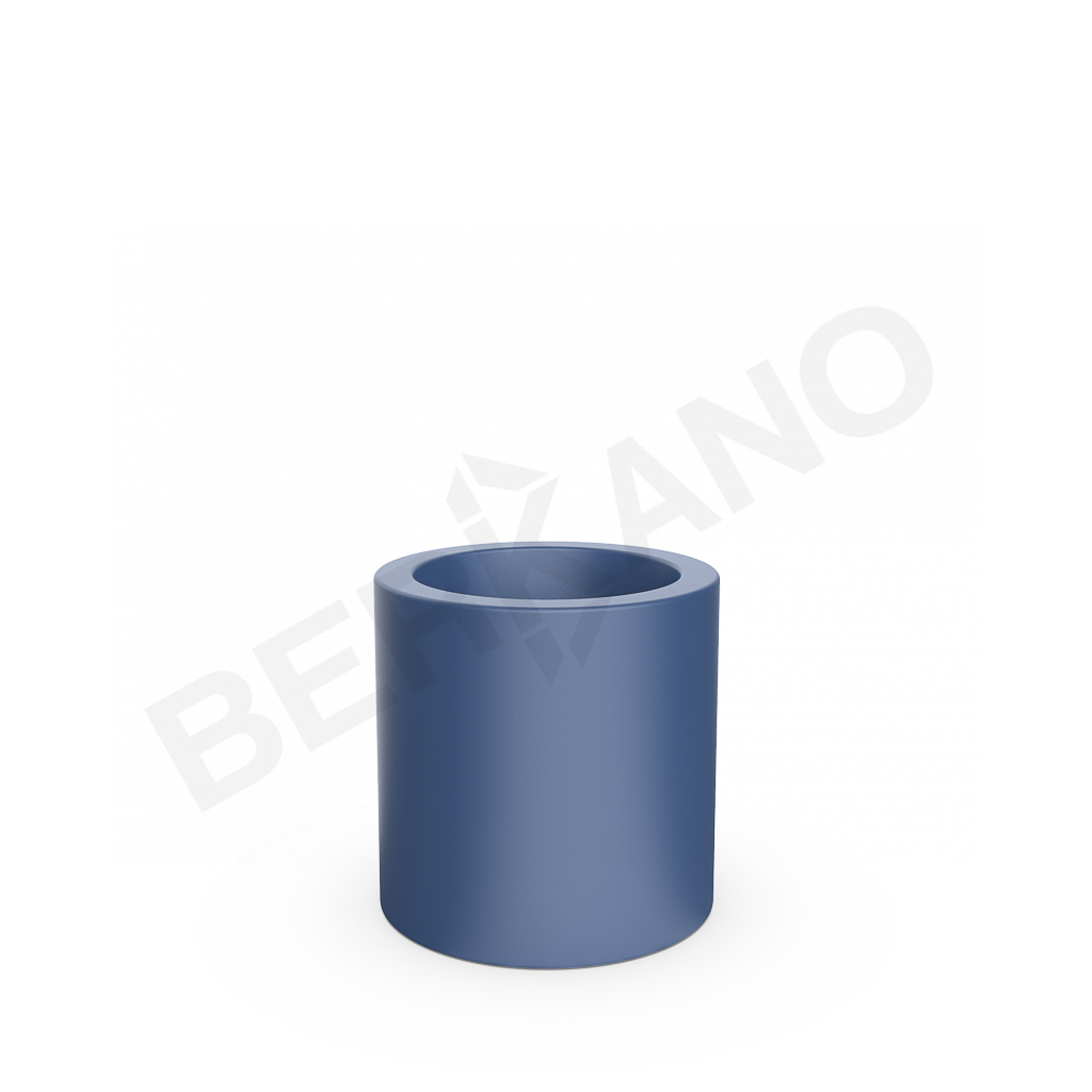 Кашпо Cilindro 50 синего цвета - фото 1