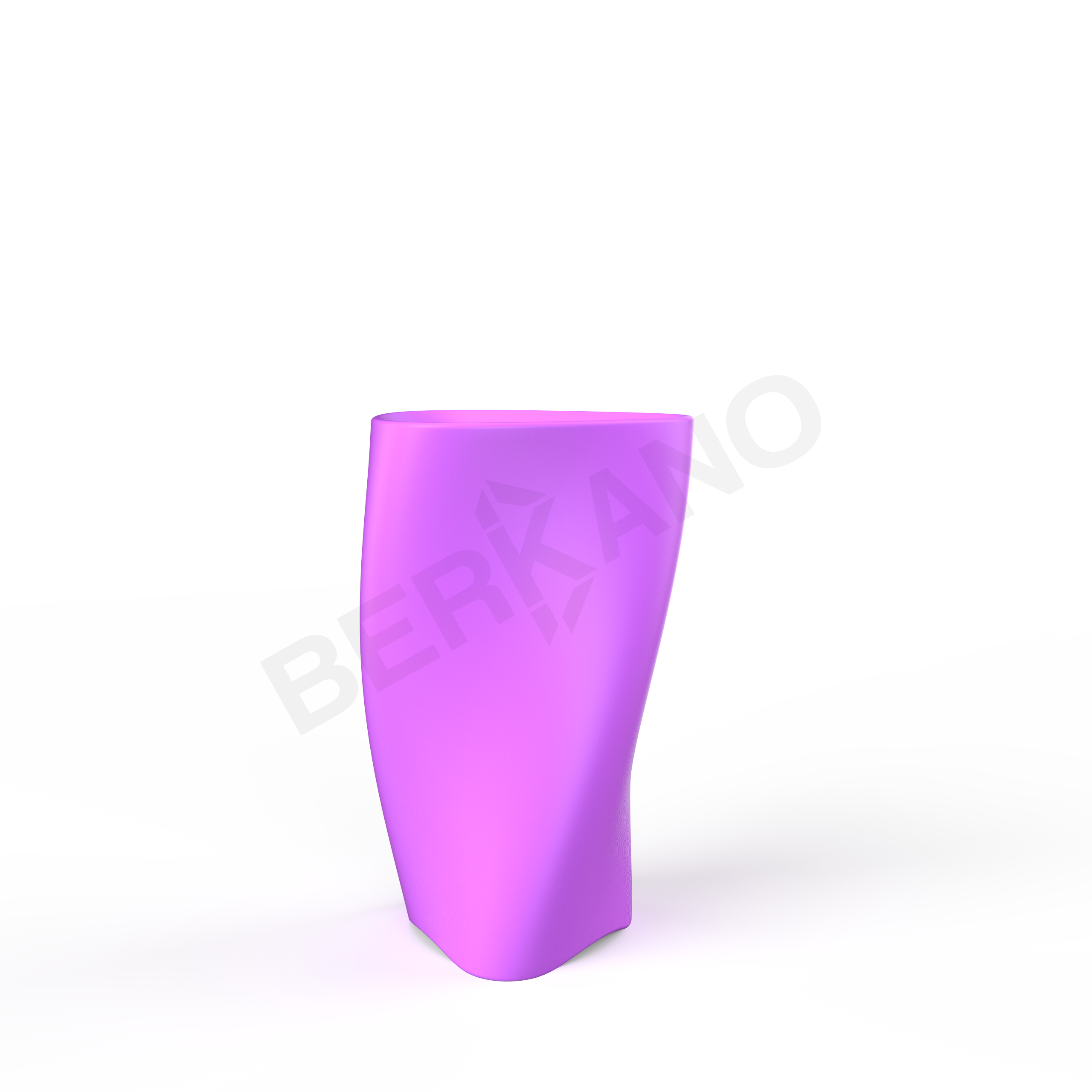 Кашпо Twist 90 DB сиреневого цвета - фото 1