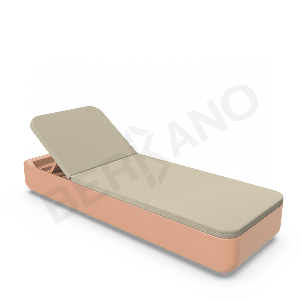 Шезлонг Grace терракотового цвета / аксессуар бежевого цвета - фото 1