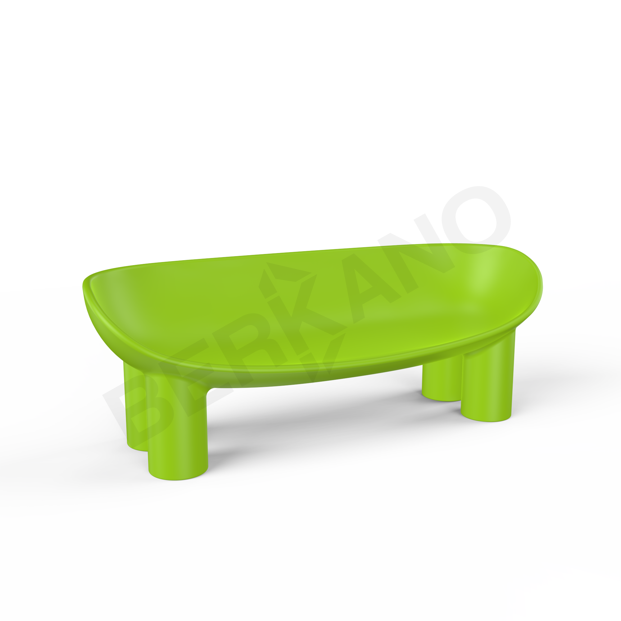 Диван SLON зеленого цвета - фото 1