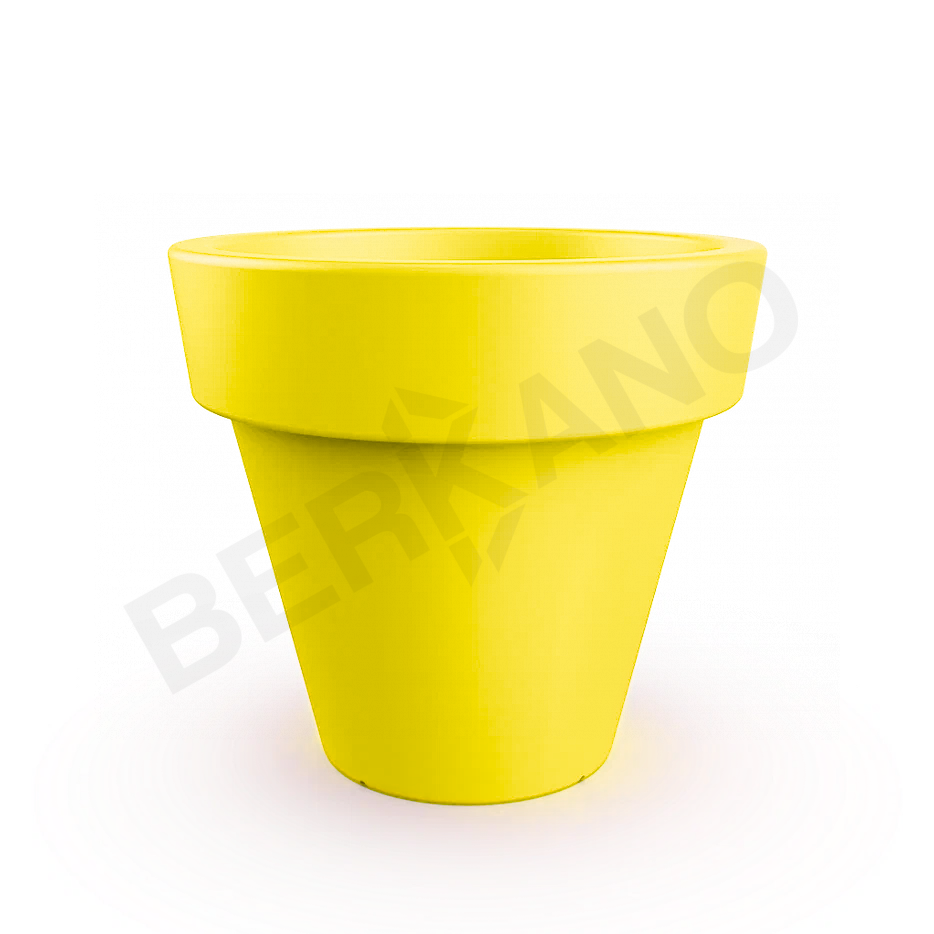 Кашпо classic 150 желтого цвета - фото 1