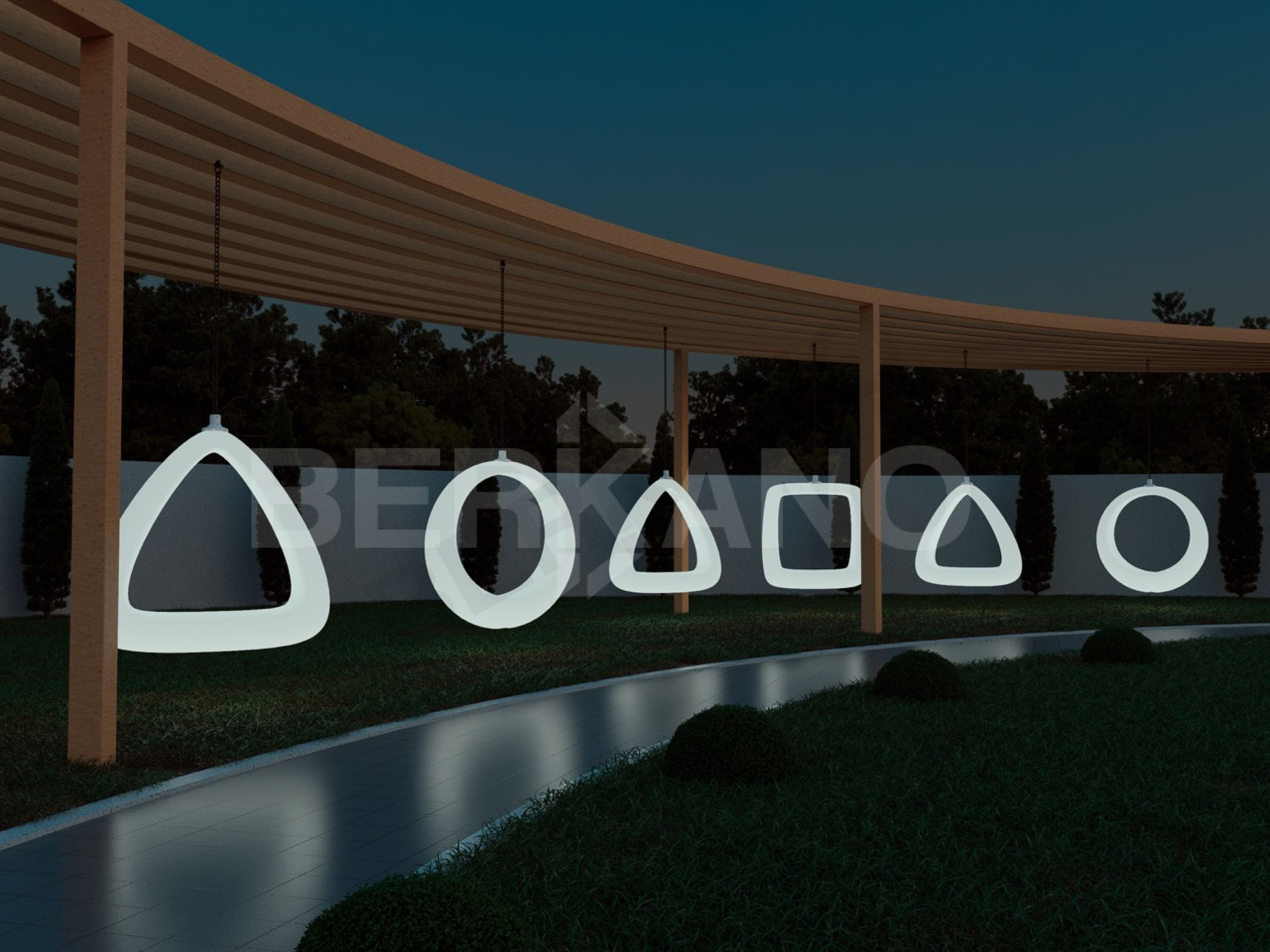 Арт-объект Moon черного цвета - фото 3