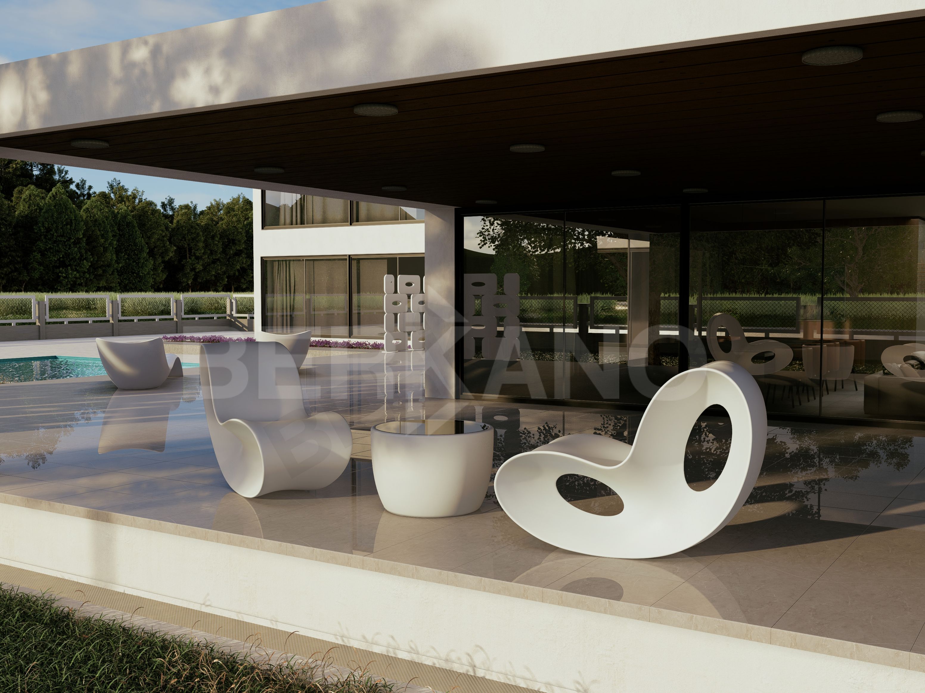 Кресло Memory графитового цвета - фото 2