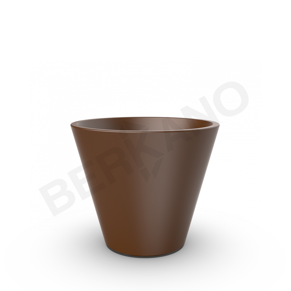 Кашпо Bliss 50 коричневого цвета - фото 1