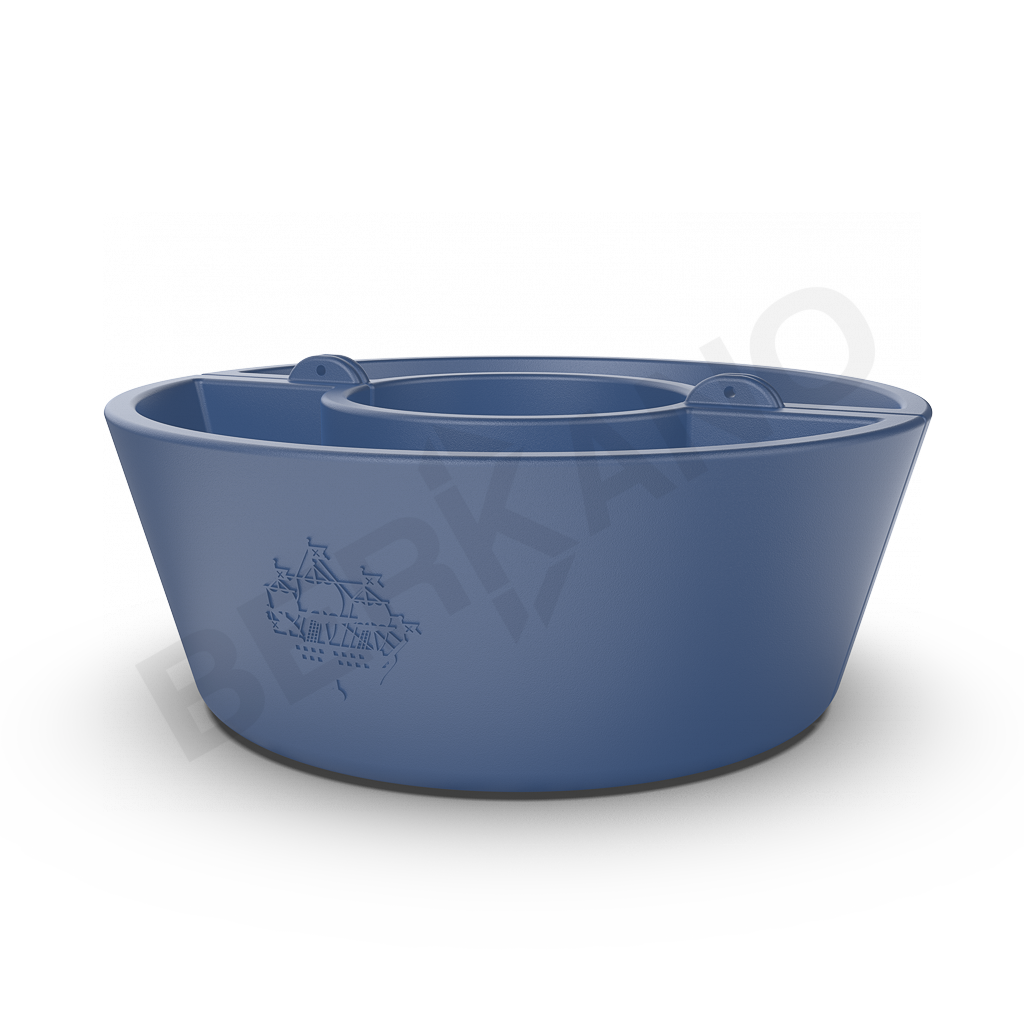 Кашпо Neva 30 синего цвета - фото 1