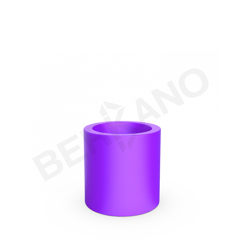 Кашпо Cilindro 50 DB сиреневого цвета - фото 1
