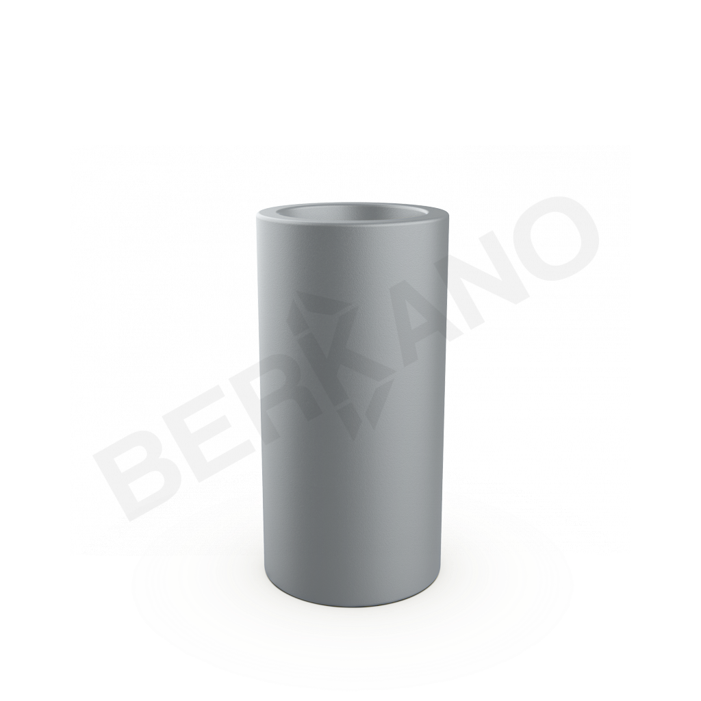 Кашпо Cilindro 60 серого цвета - фото 1