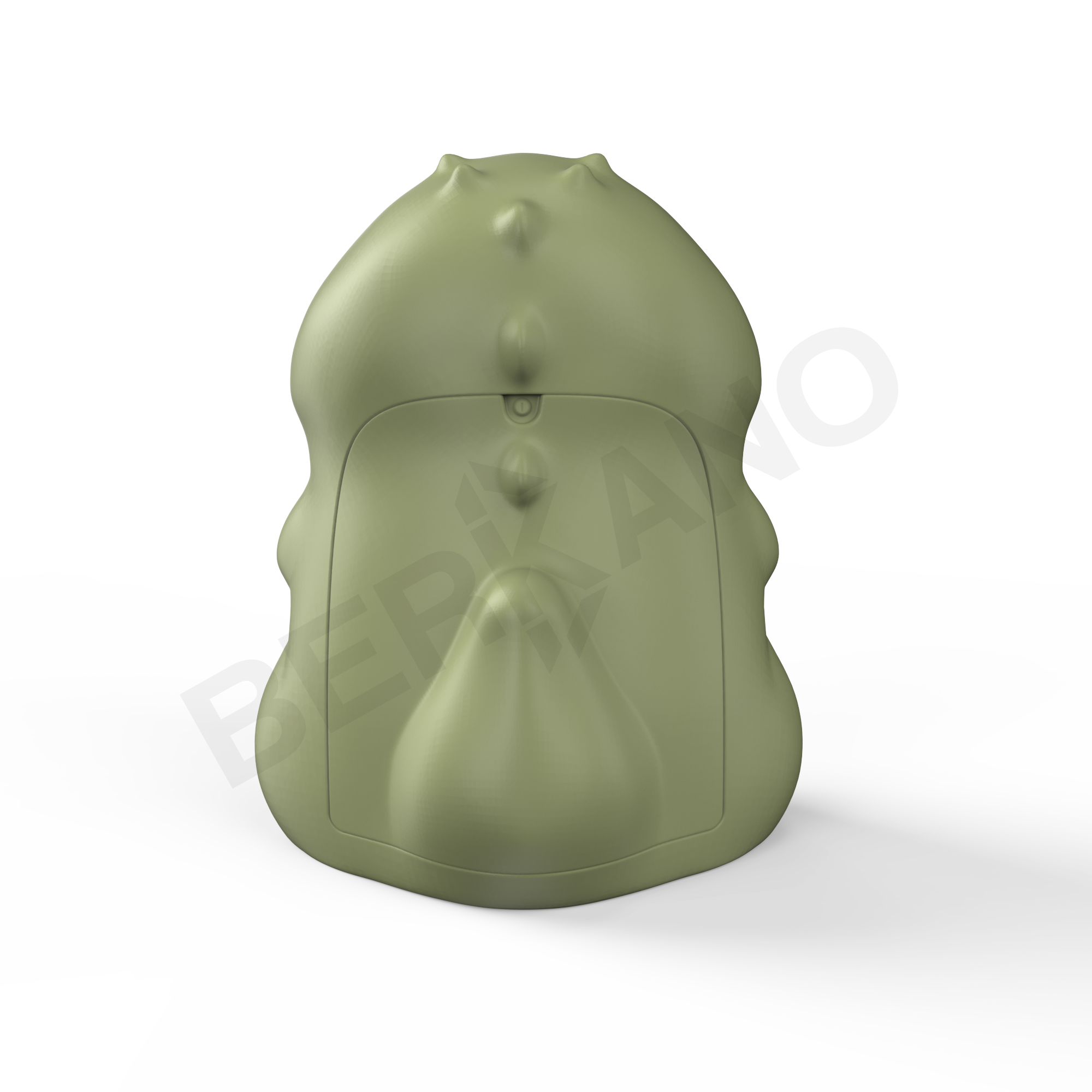 Урна детская BERKANO Croc темно-зеленого цвета - фото 2