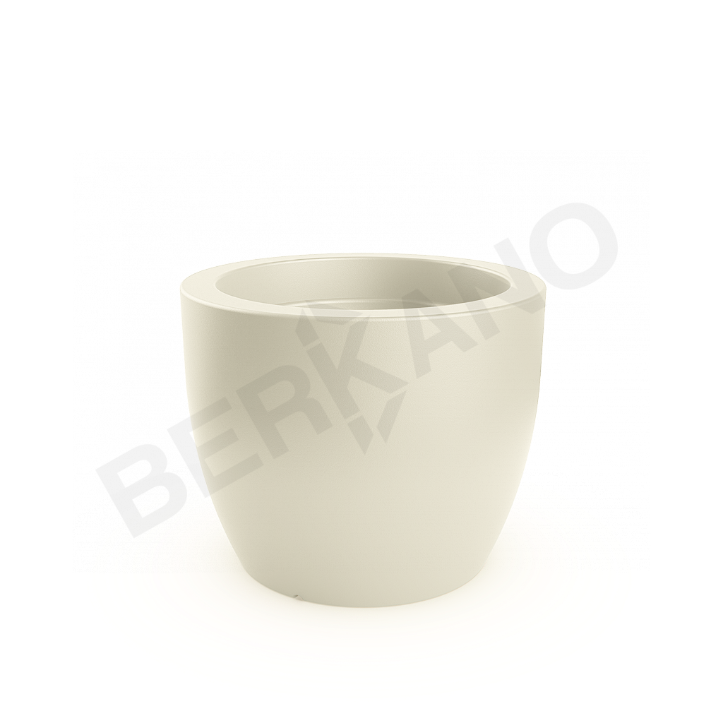 Кашпо Tigel 50 DB бежевого цвета - фото 1