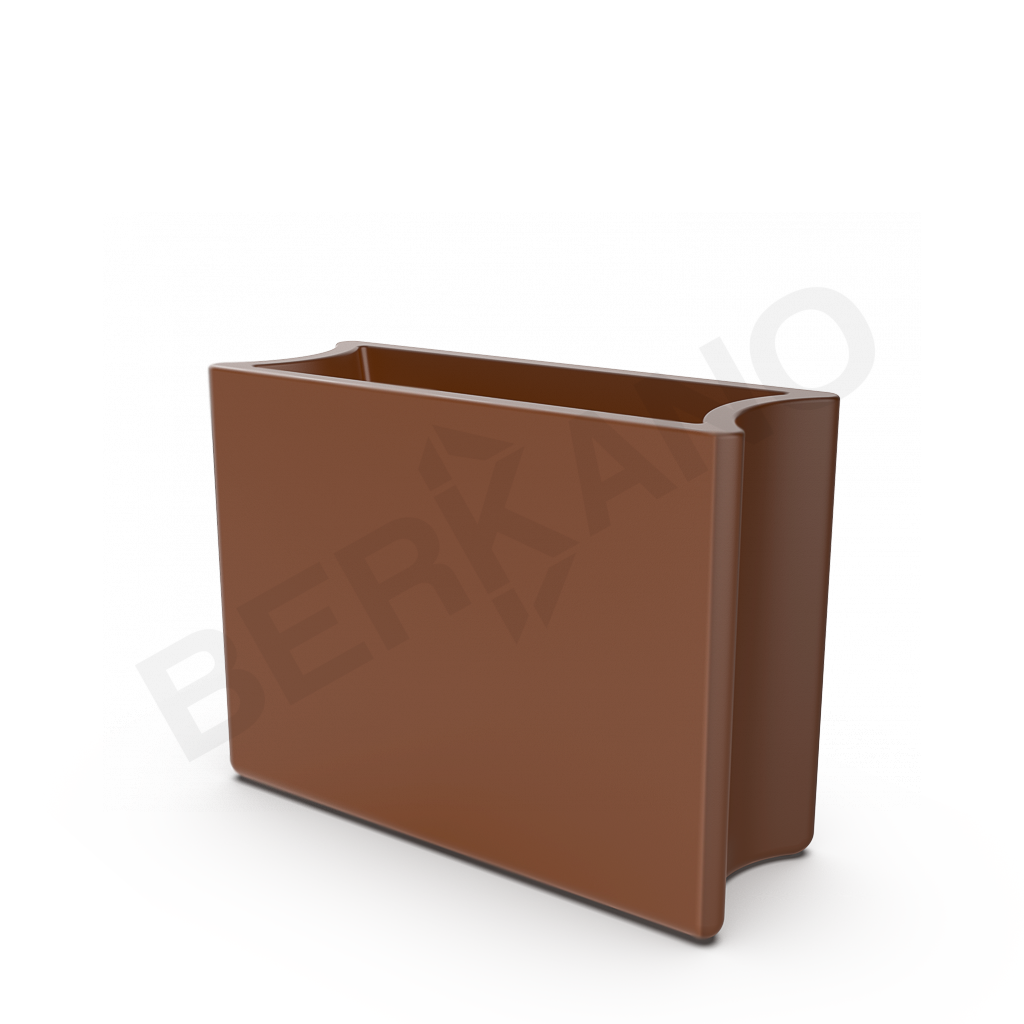 Кашпо Smoov Planter Line DB коричневого цвета - фото 1