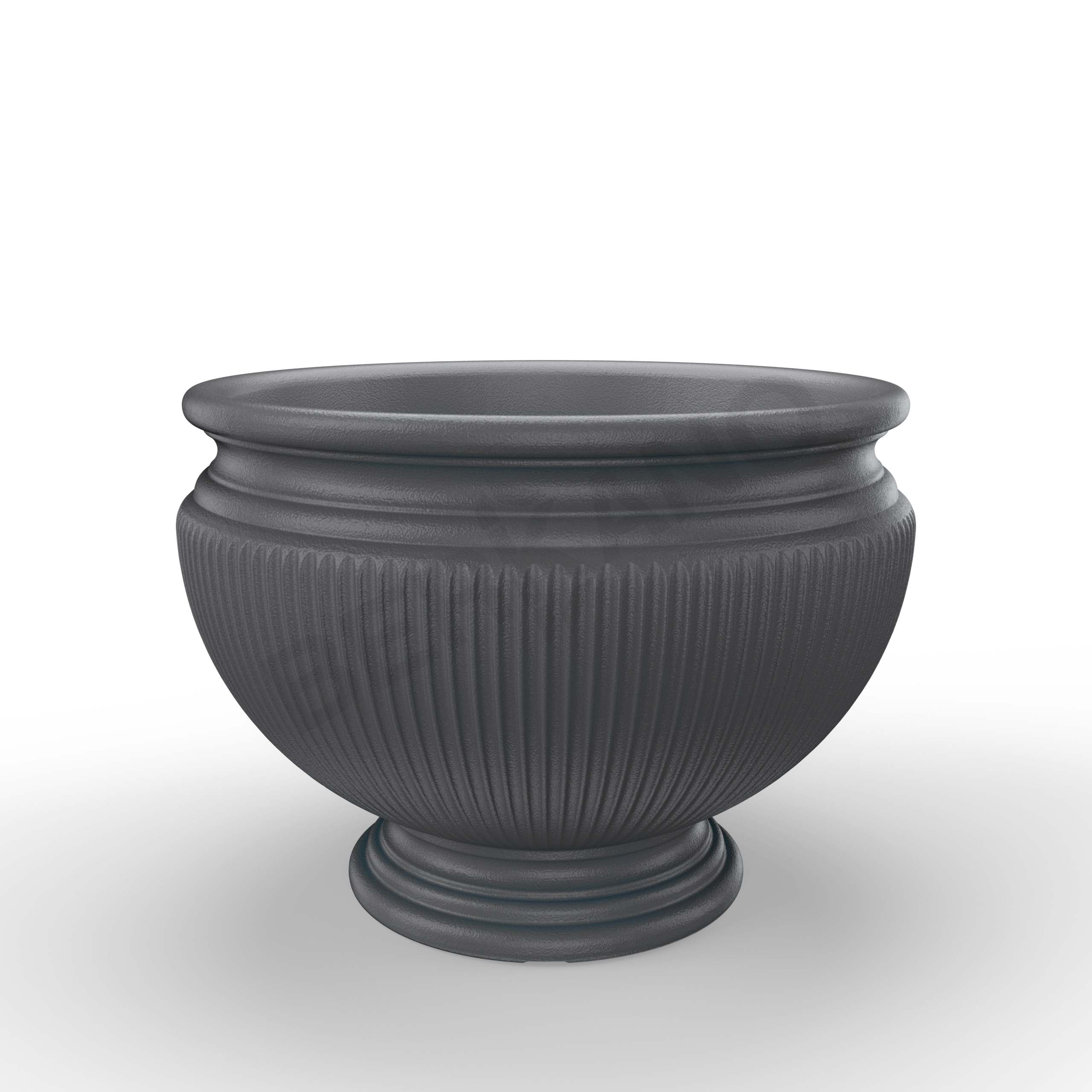 Кашпо Attica 30 графитового цвета - фото 1