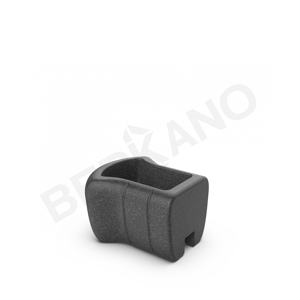 Кашпо-соединитель Y-seat tip DB цвета черный гранит - фото 1