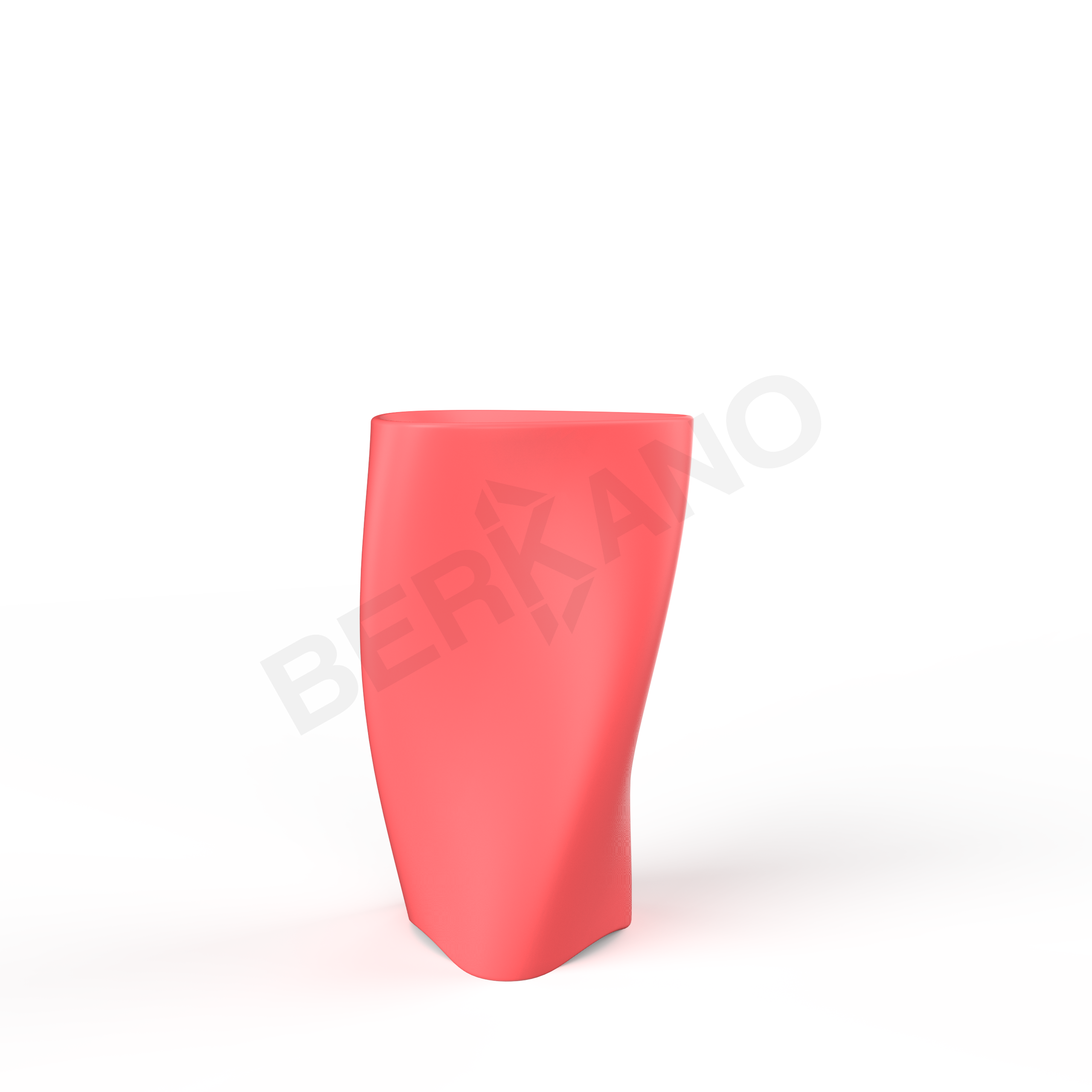 Кашпо Twist 90 DB красного цвета - фото 1