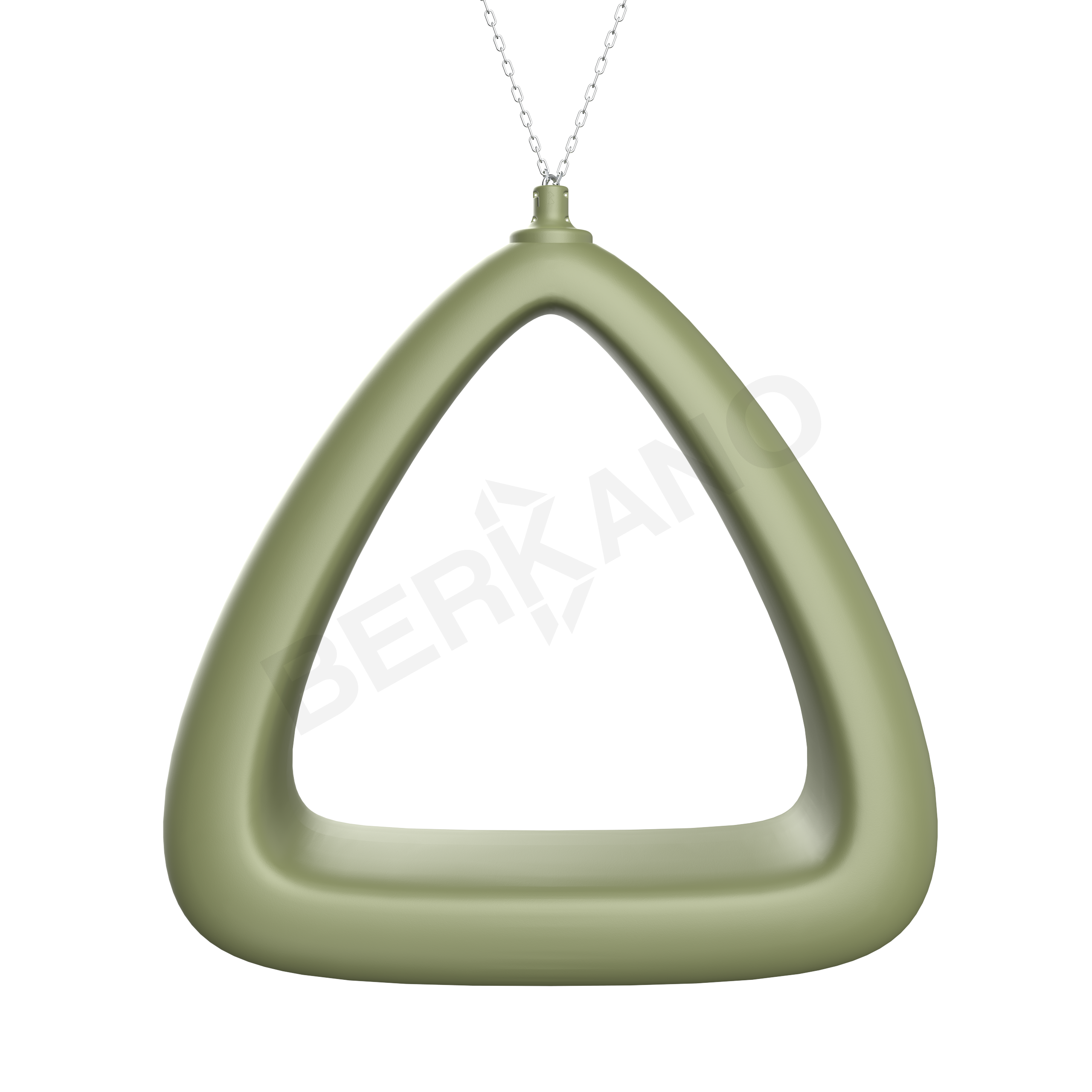 Арт-объект Moon Triangle темно-зеленого цвета - фото 1