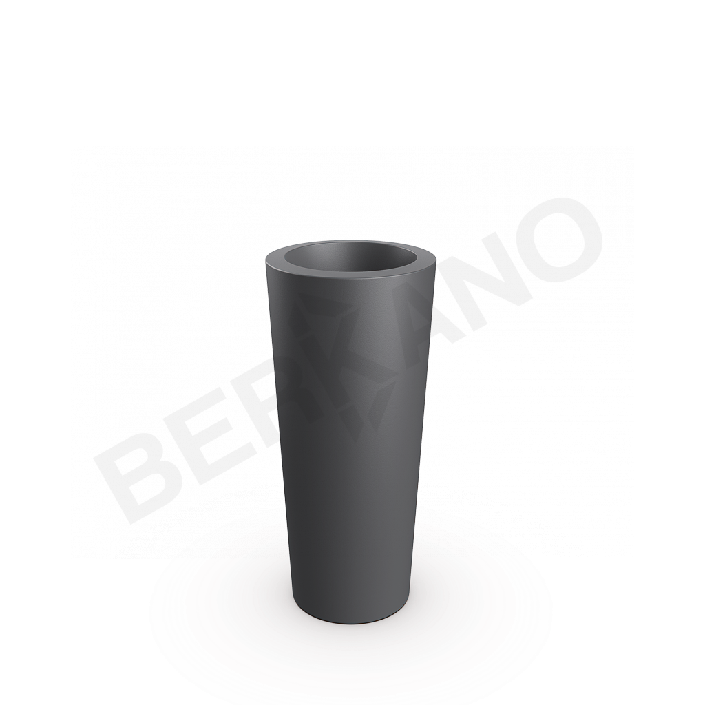 Кашпо Keila 90 DB графитового цвета - фото 1