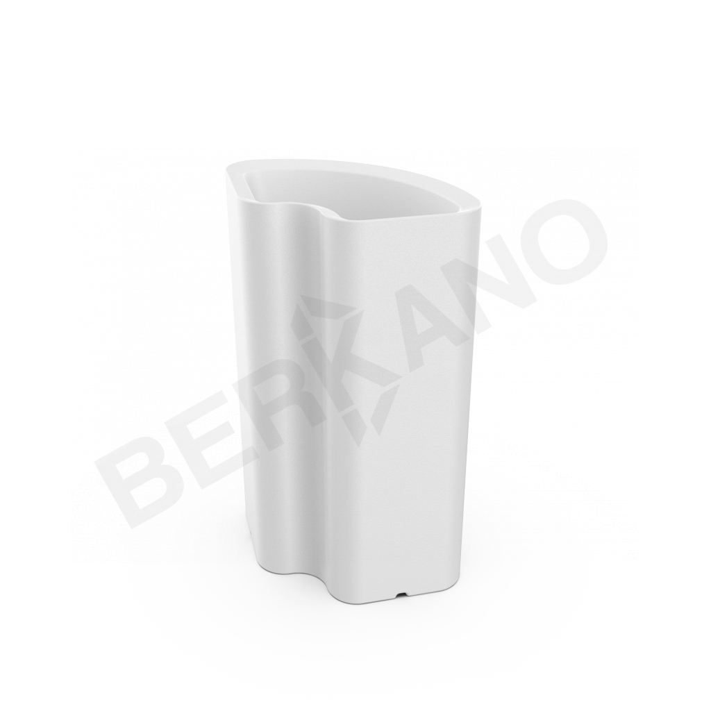 Кашпо Vittorio 80an DB белого цвета