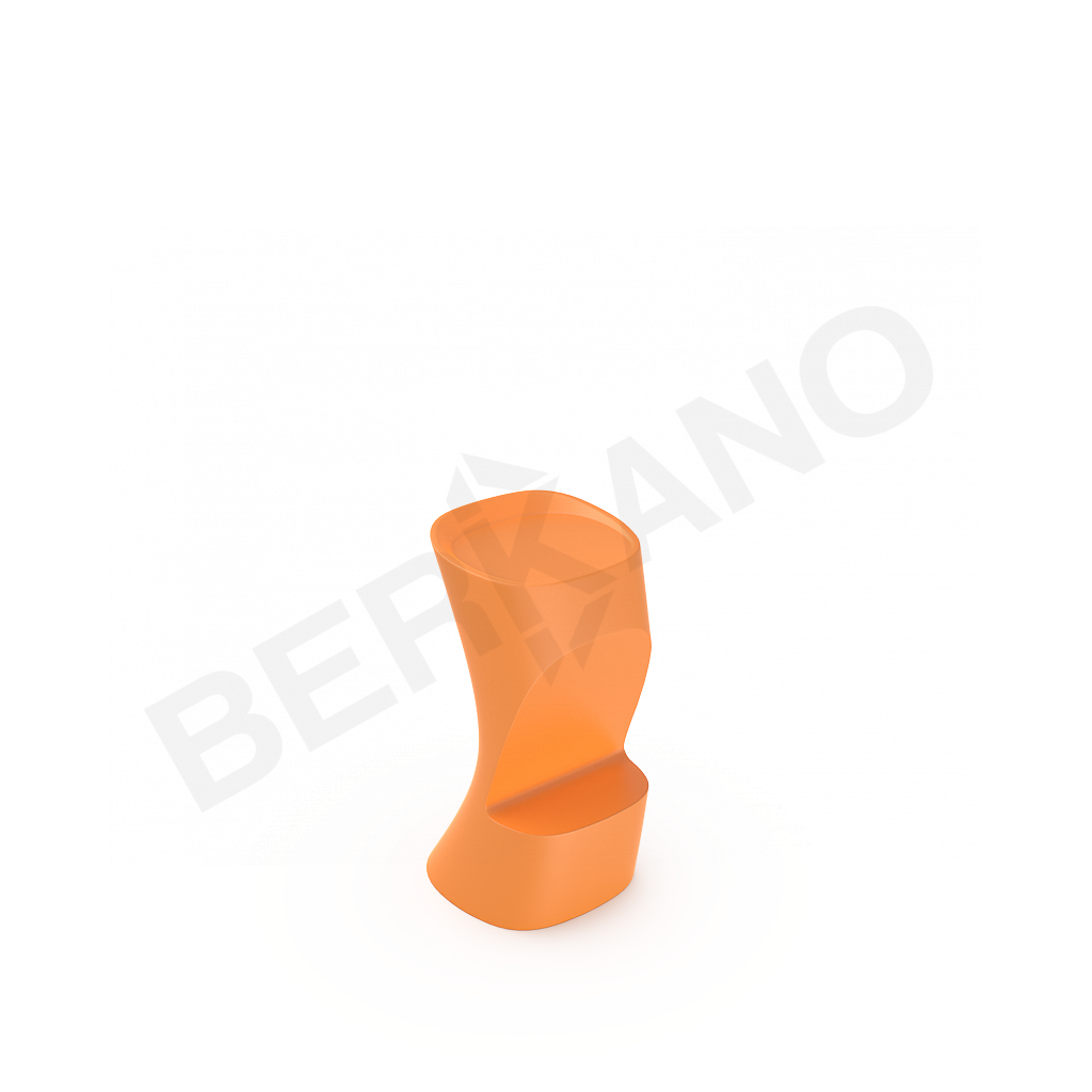 Стул барный Grace Bar оранжевого цвета - фото 1