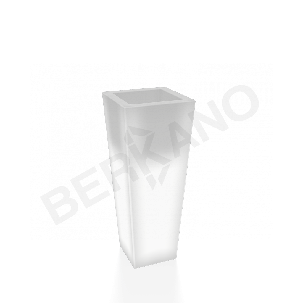 Светящееся кашпо Trapezio 100V DB белого цвета  - фото 1