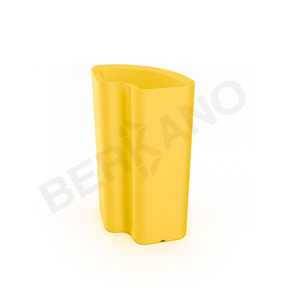 Кашпо Vittorio 80an DB желтого цвета - фото 1