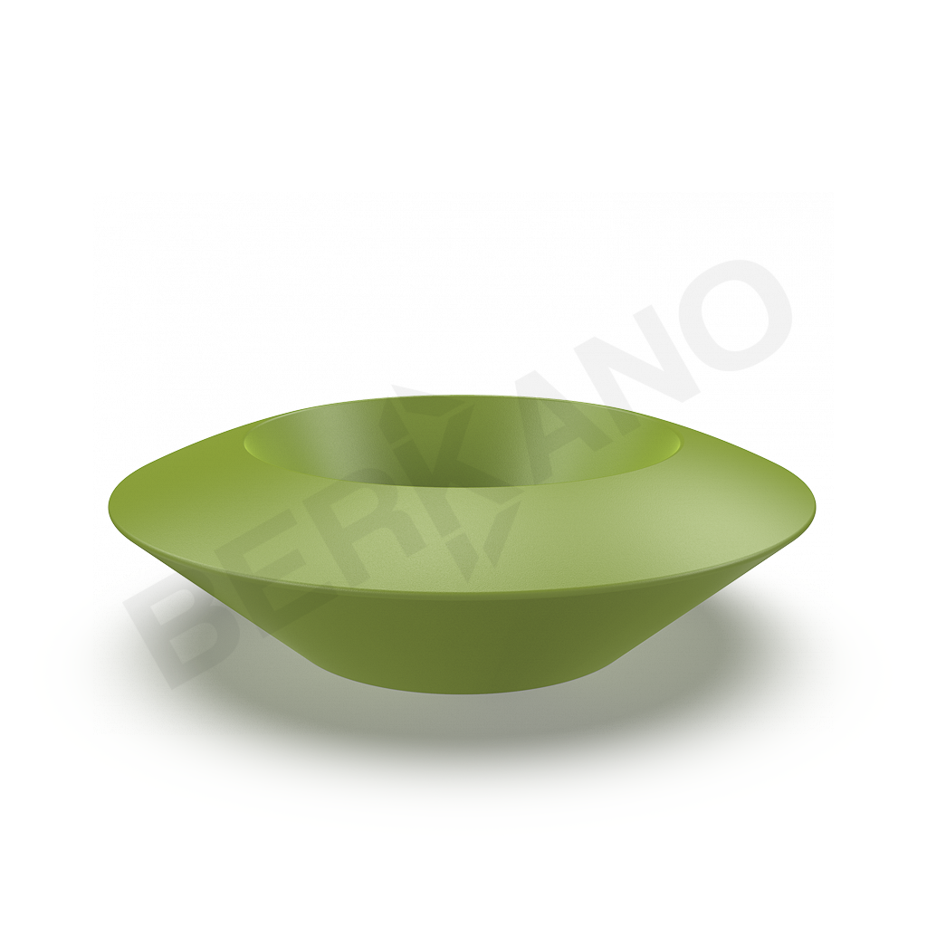 Кашпо Scodella 100 DB зеленого цвета - фото 1