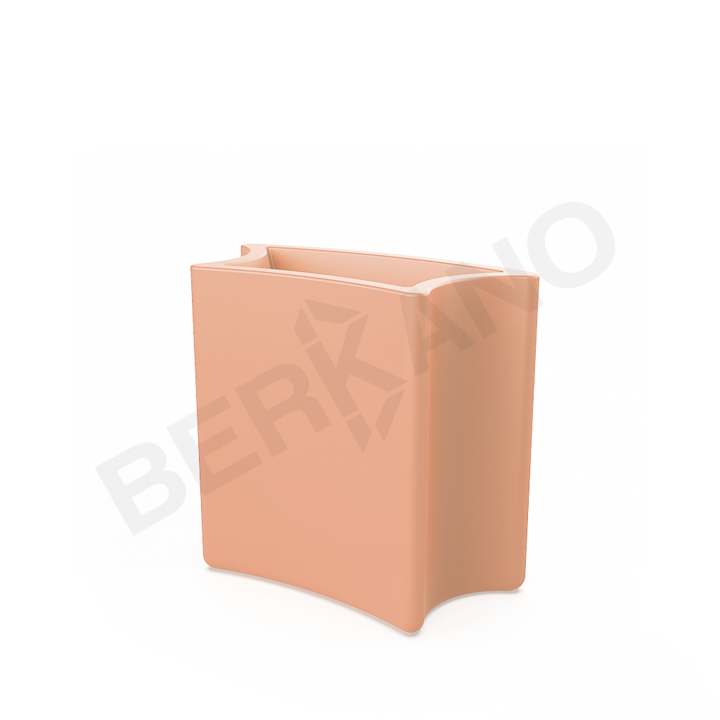 Кашпо Smoov Planter Arc DB терракотового цвета - фото 1