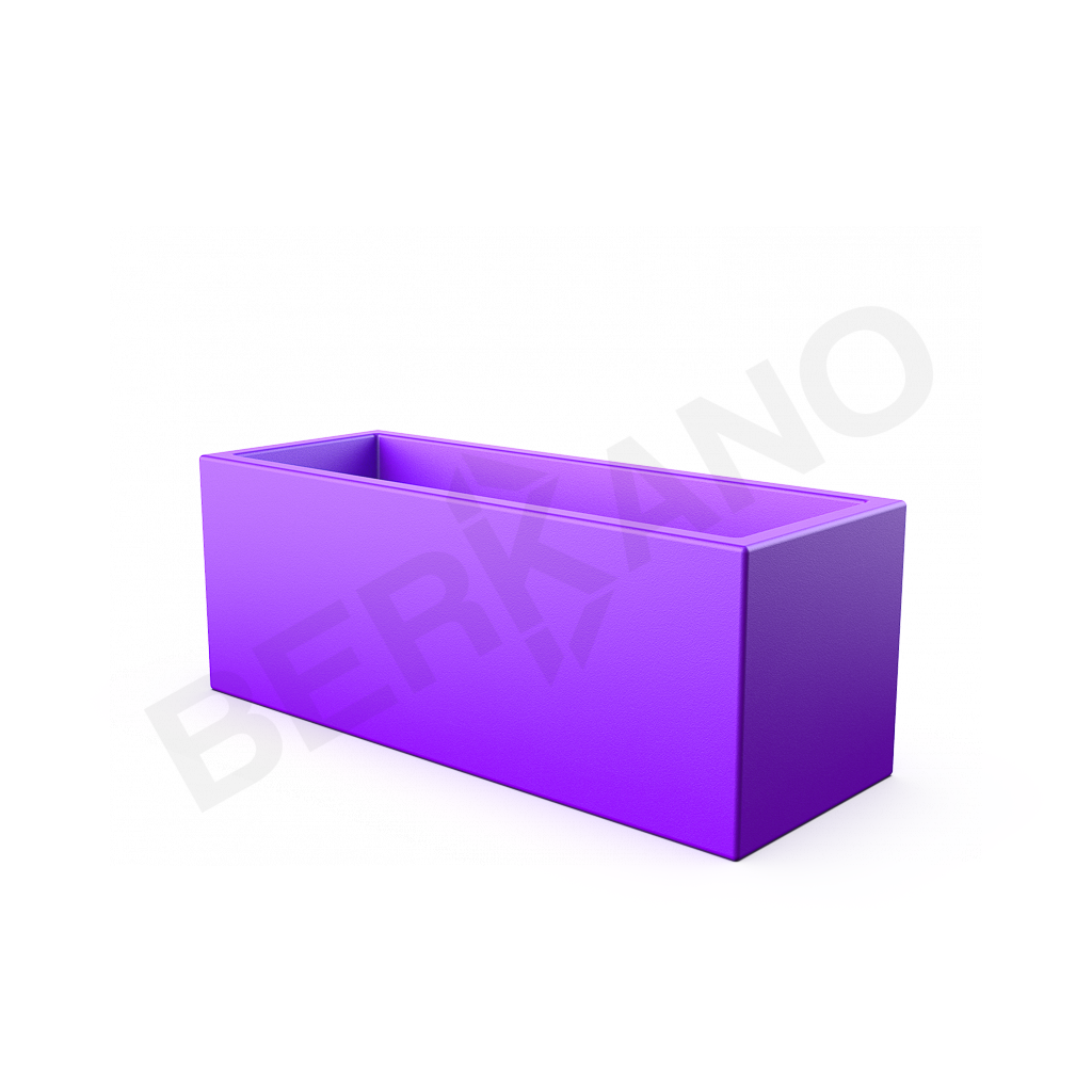 Кашпо Cubric 30*80 DB сиреневого цвета - фото 1