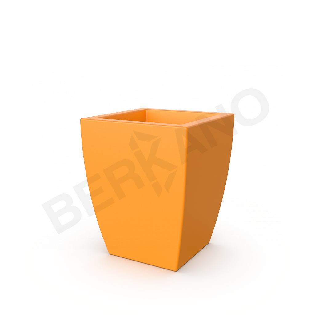 Кашпо Tenero 60 DB оранжевого цвета - фото 1