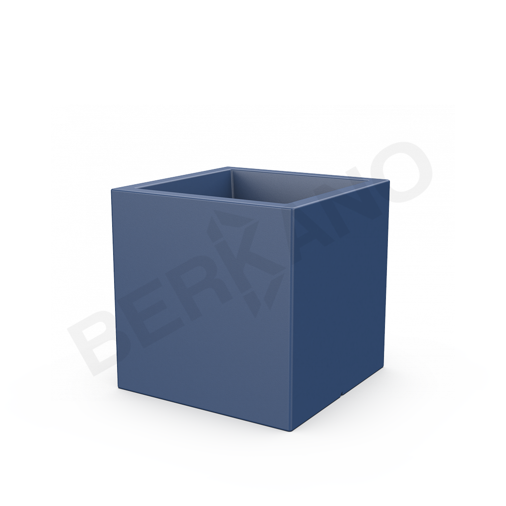 Кашпо Quarter 60 синего цвета - фото 1