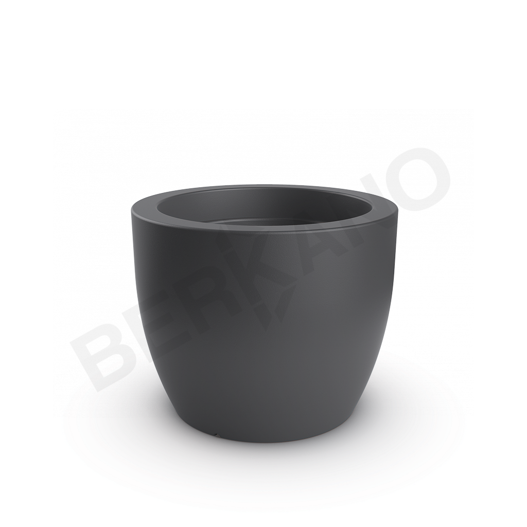 Кашпо Tigel 50 графитового цвета - фото 1