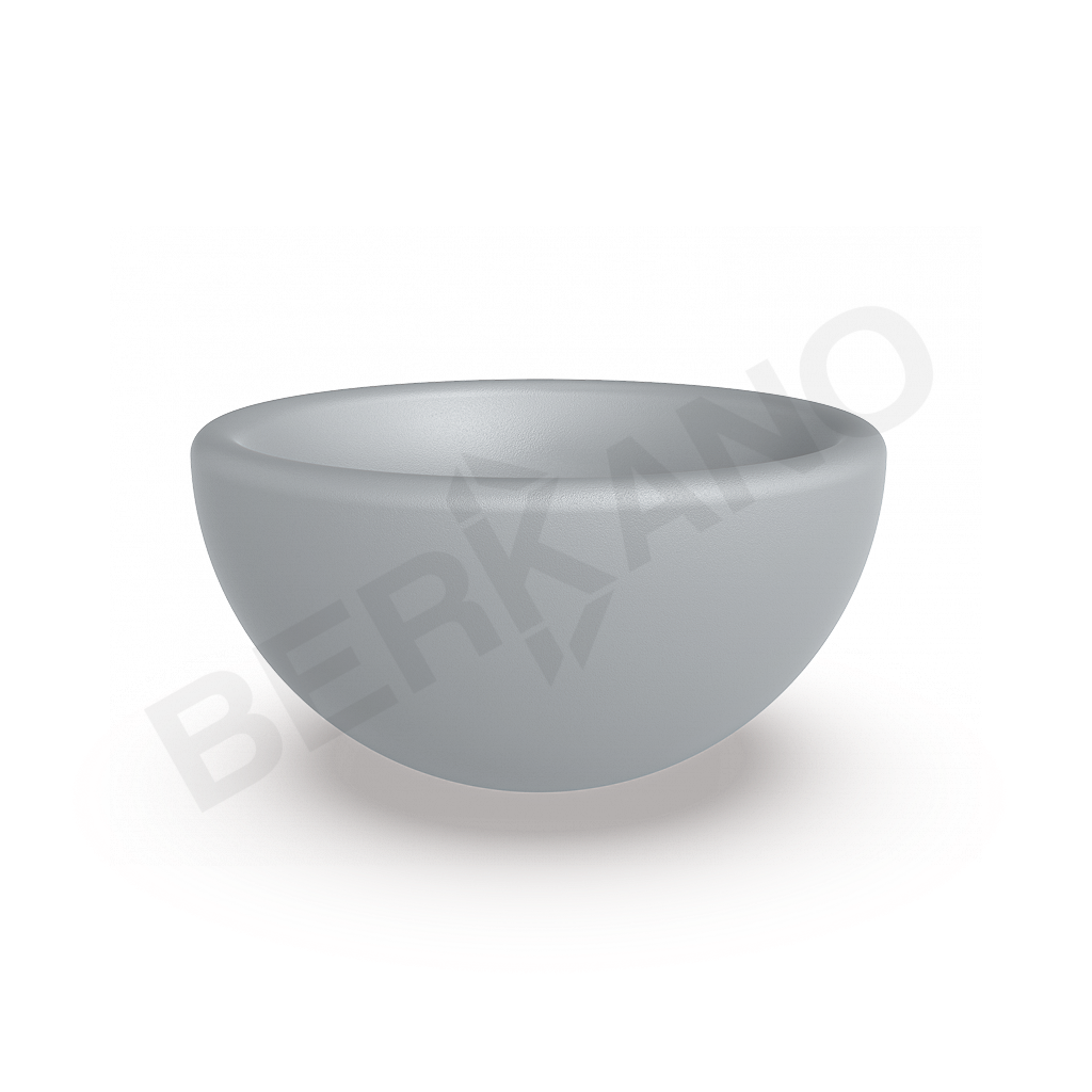 Кашпо Segmento 50 DB серого цвета - фото 1