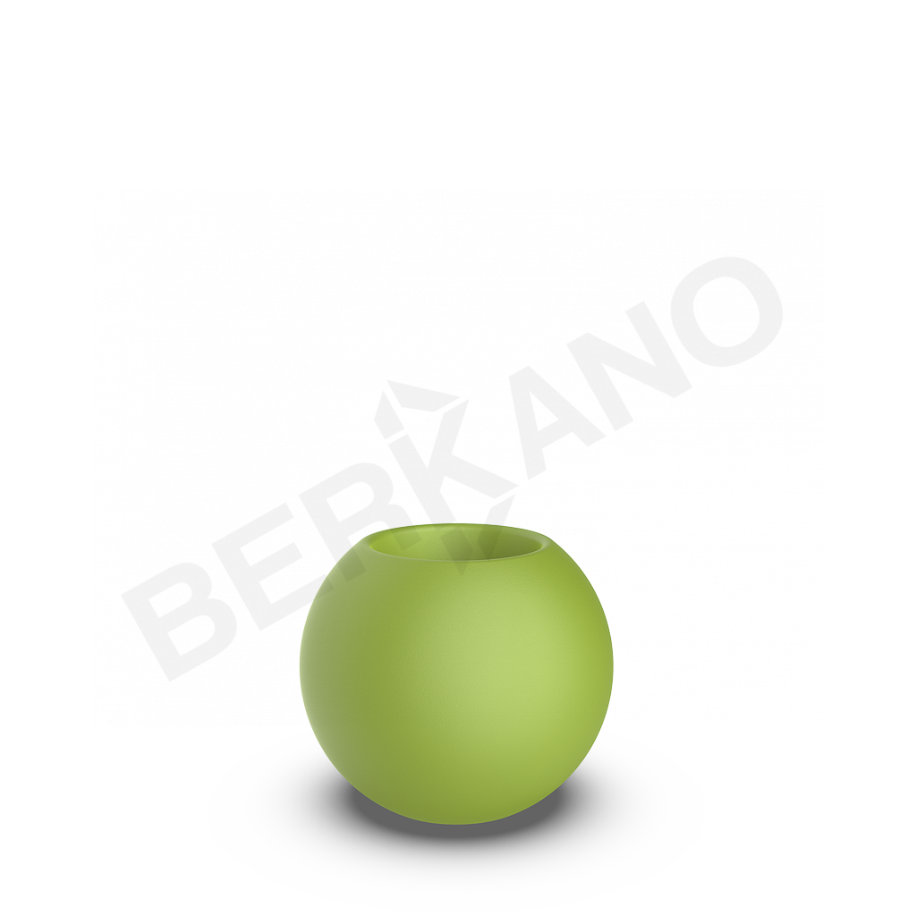 Кашпо Terra 40 зеленого цвета - фото 1