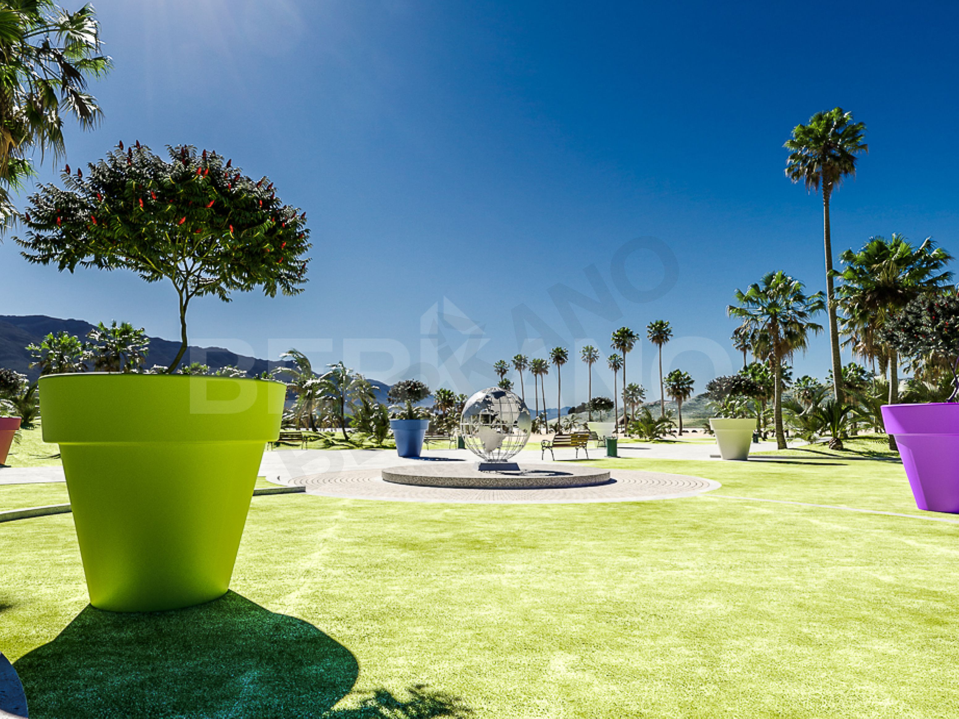 Кашпо classic 35 DB белого цвета - фото 2