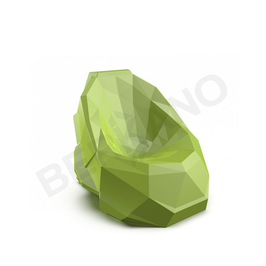 Кресло Skull зеленого цвета - фото 2