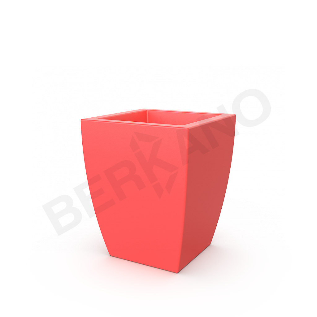 Кашпо Tenero 60 DB красного цвета - фото 1