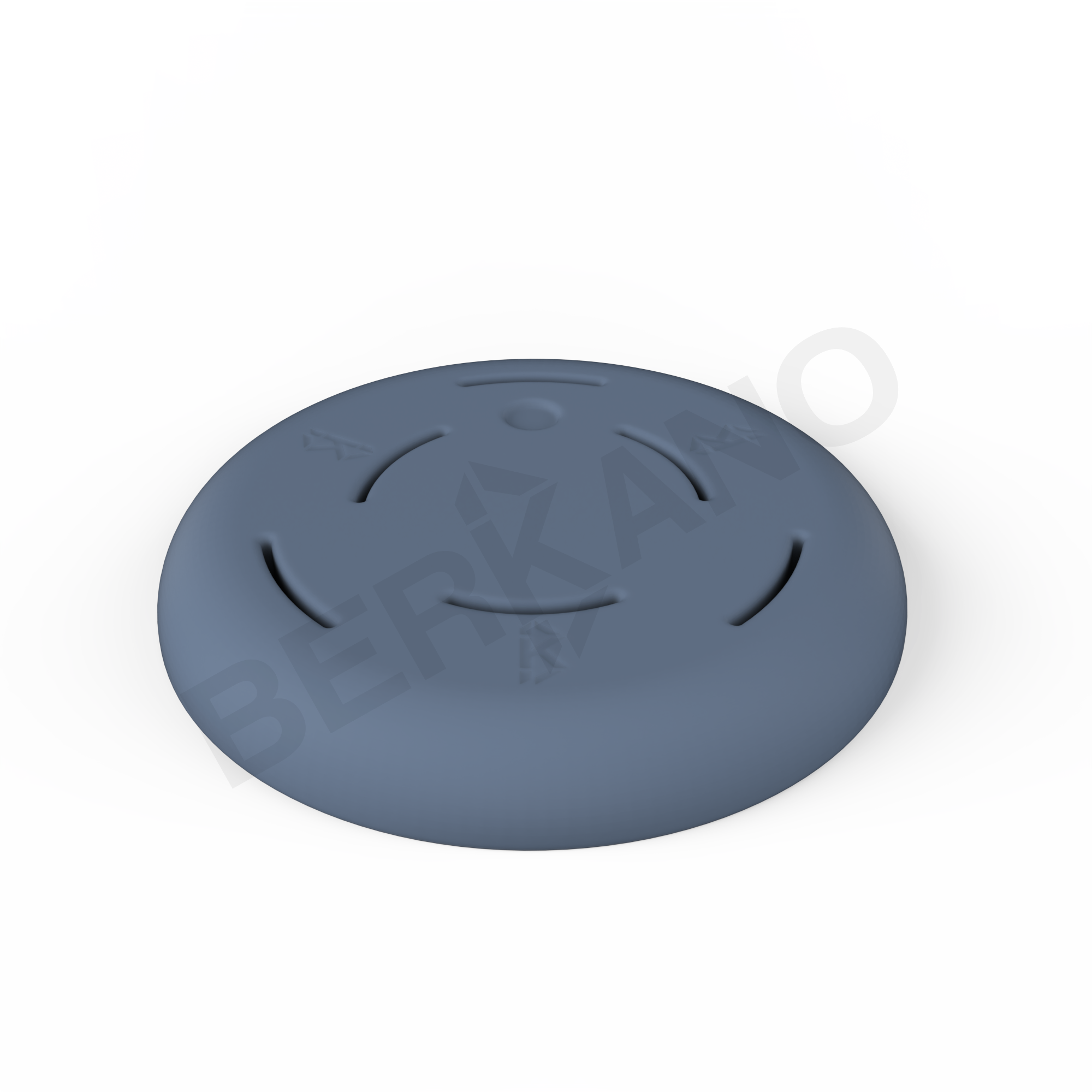 Утяжелитель большой пластиковый синего цвета - фото 1