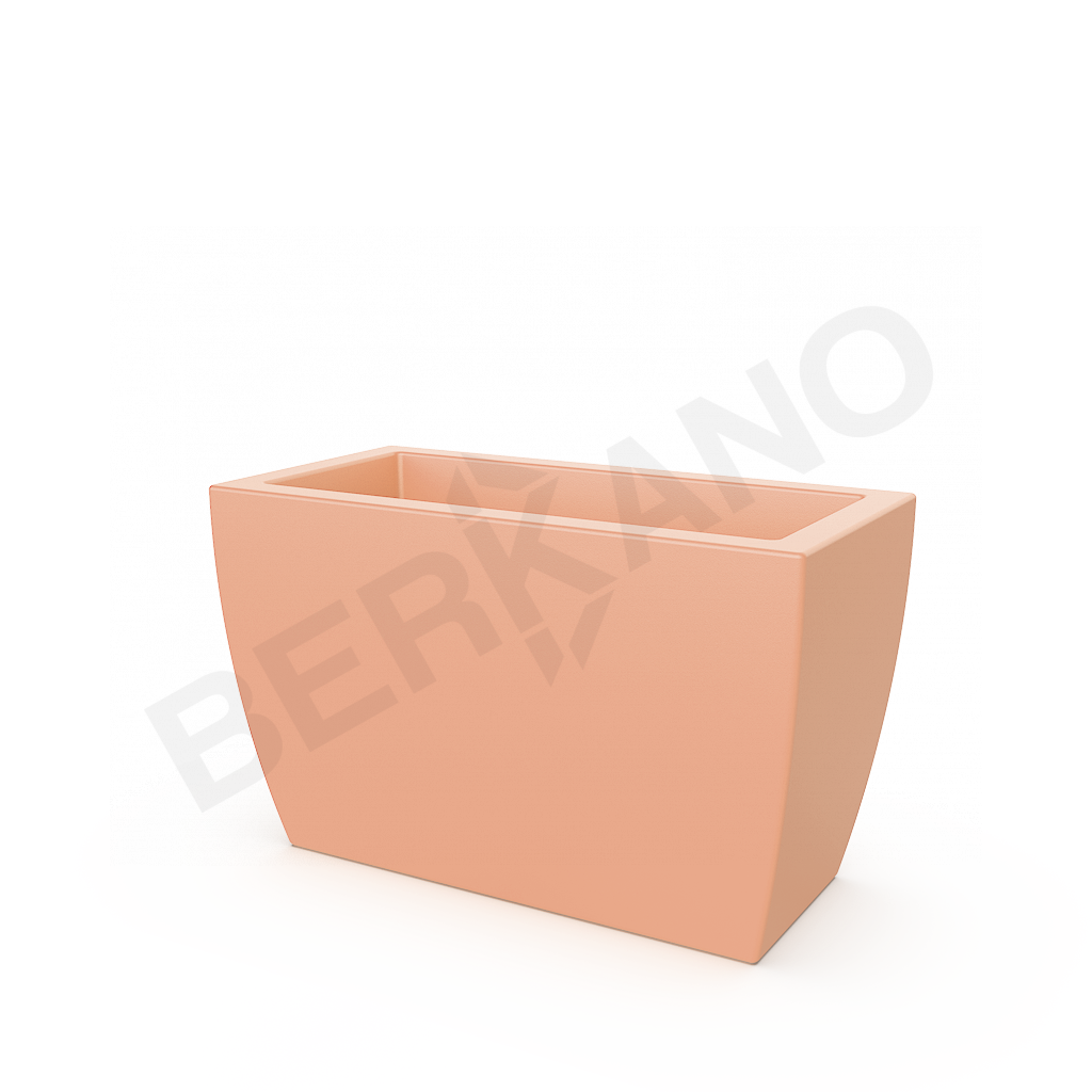 Кашпо Tenero 50H терракотового цвета - фото 1