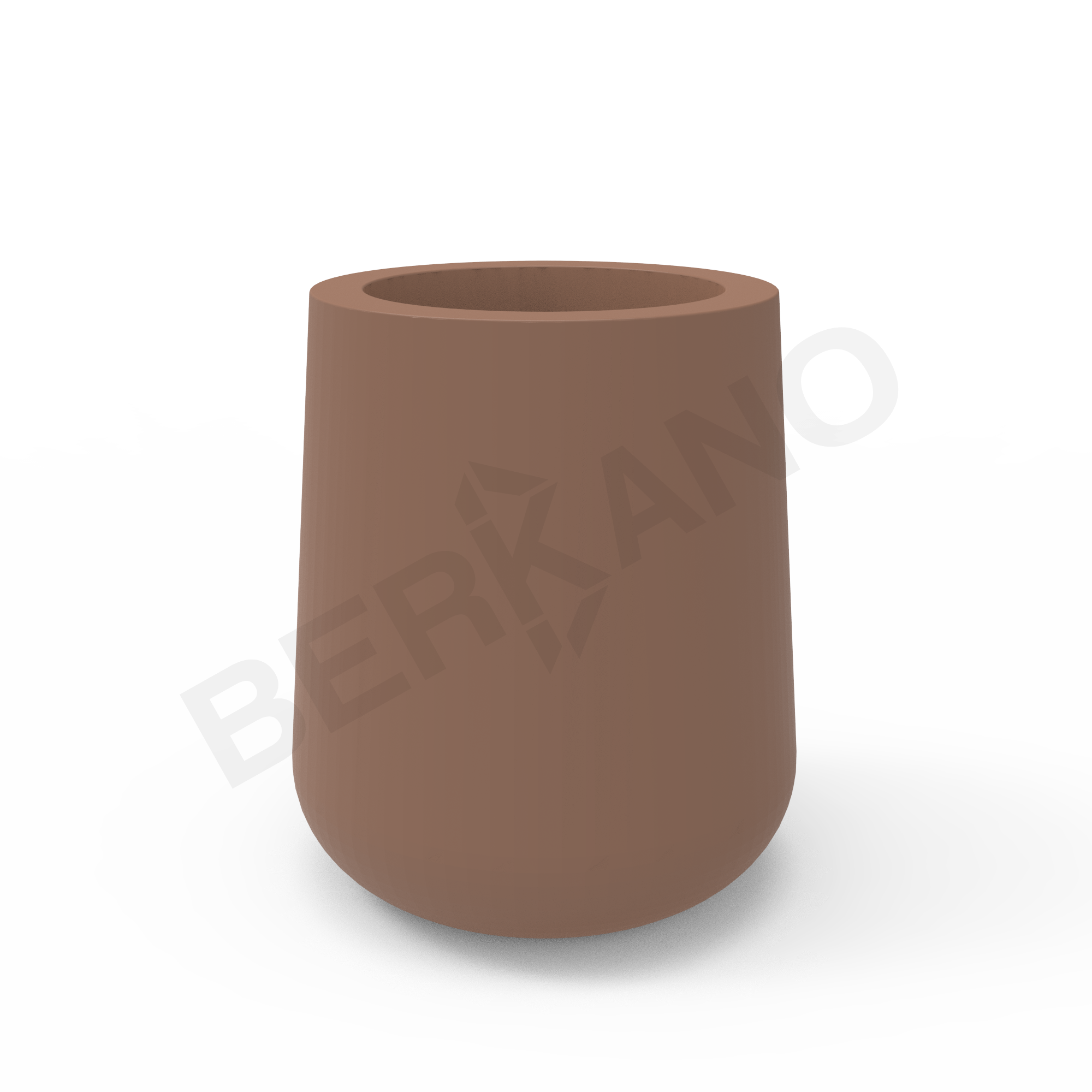 Кашпо Grace planter 75 коричневого цвета - фото 1