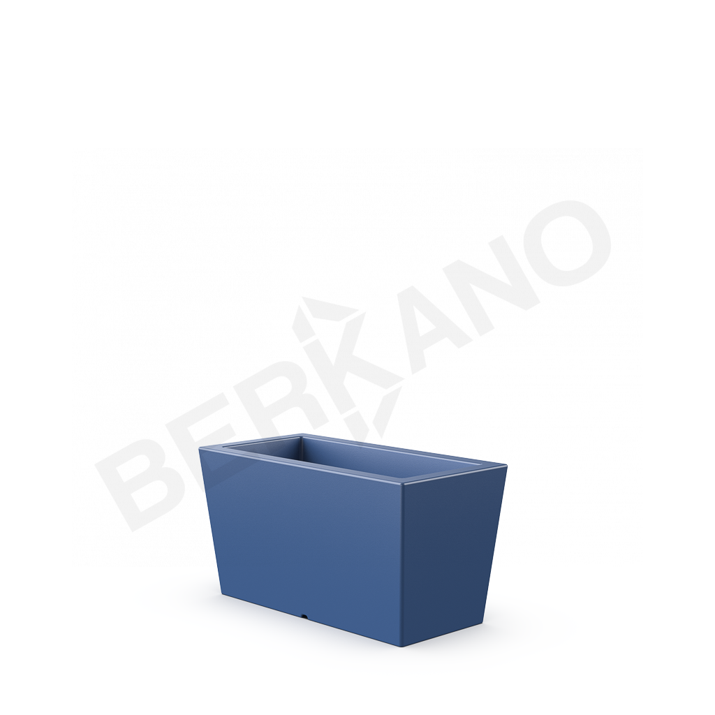 Кашпо Trapezio 42H синего цвета - фото 1