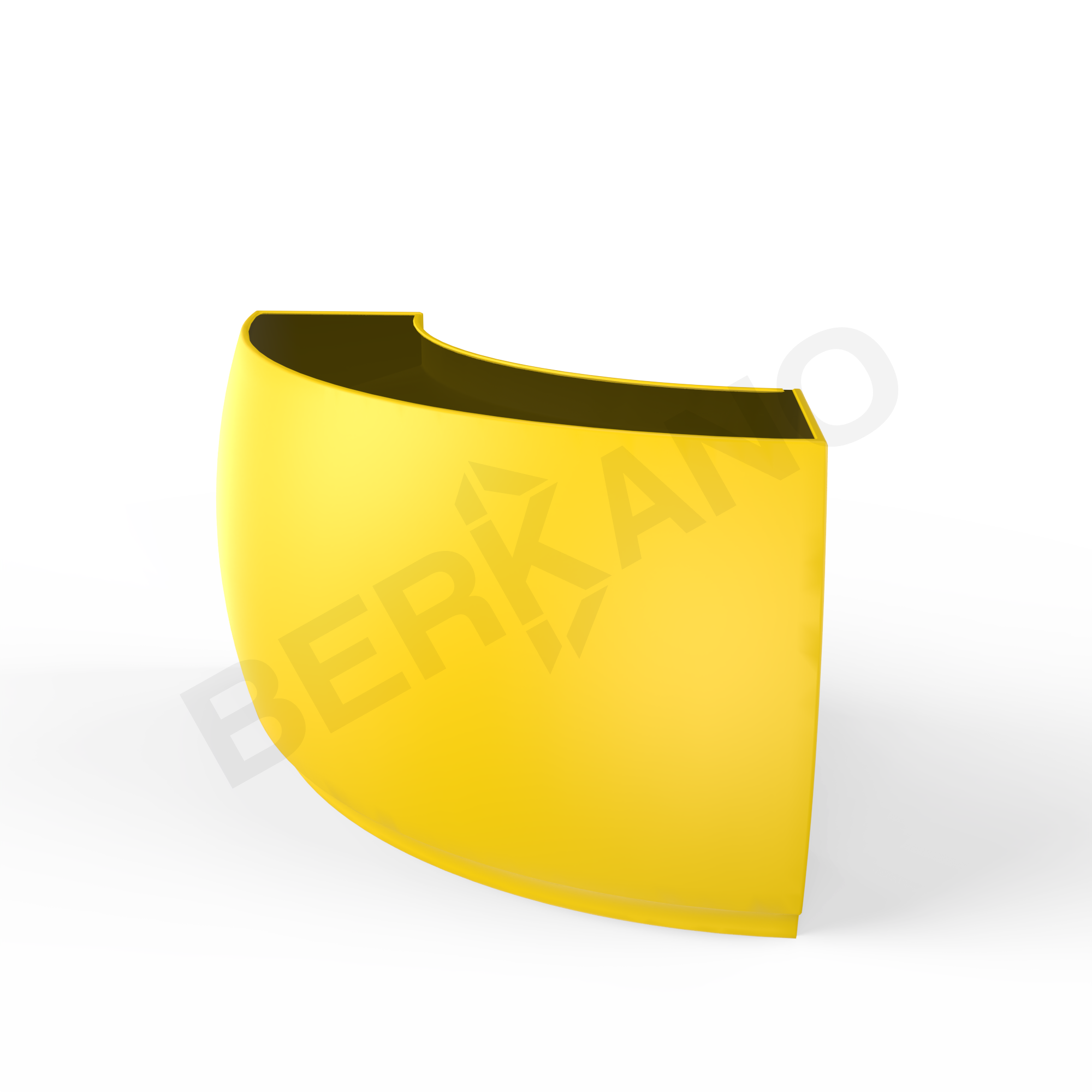 Барная стойка Grace Bar угловая желтого цвета - фото 1